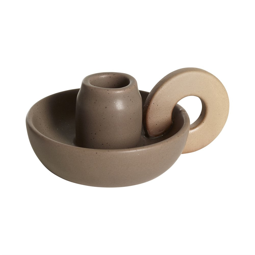 Mogihome Ljusstake Lottis, 13 X 10 X 6 Cm, Brun