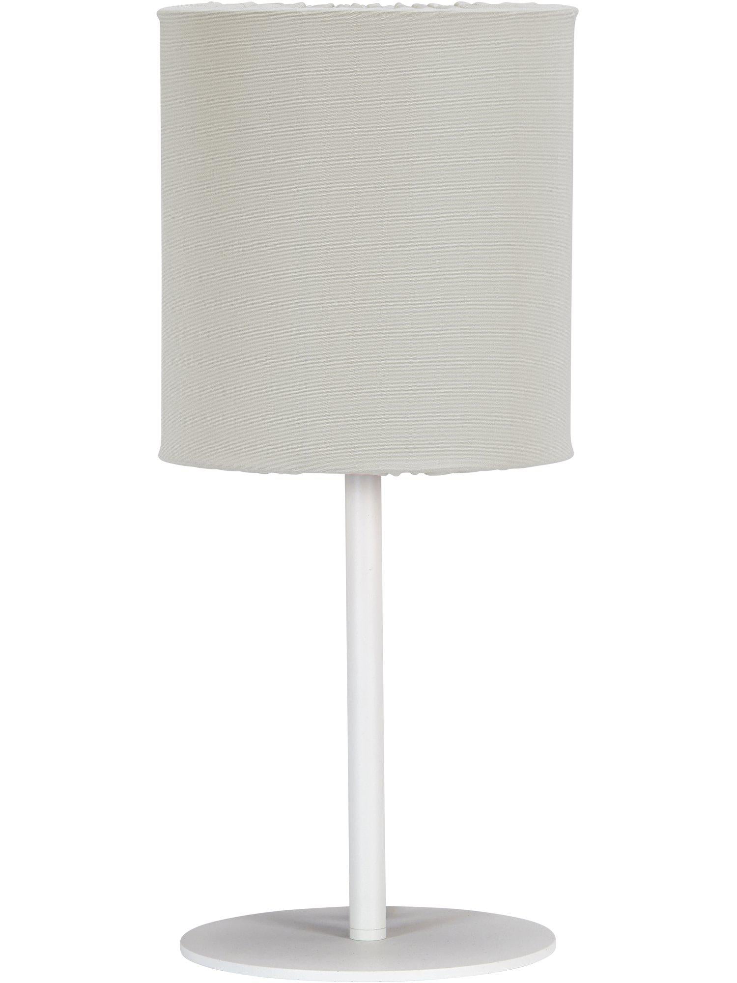 Agnar bordslampa för utomhusbruk från PR Home, beige akrylskärm med melangeeffekt och rostbeständig ställning.