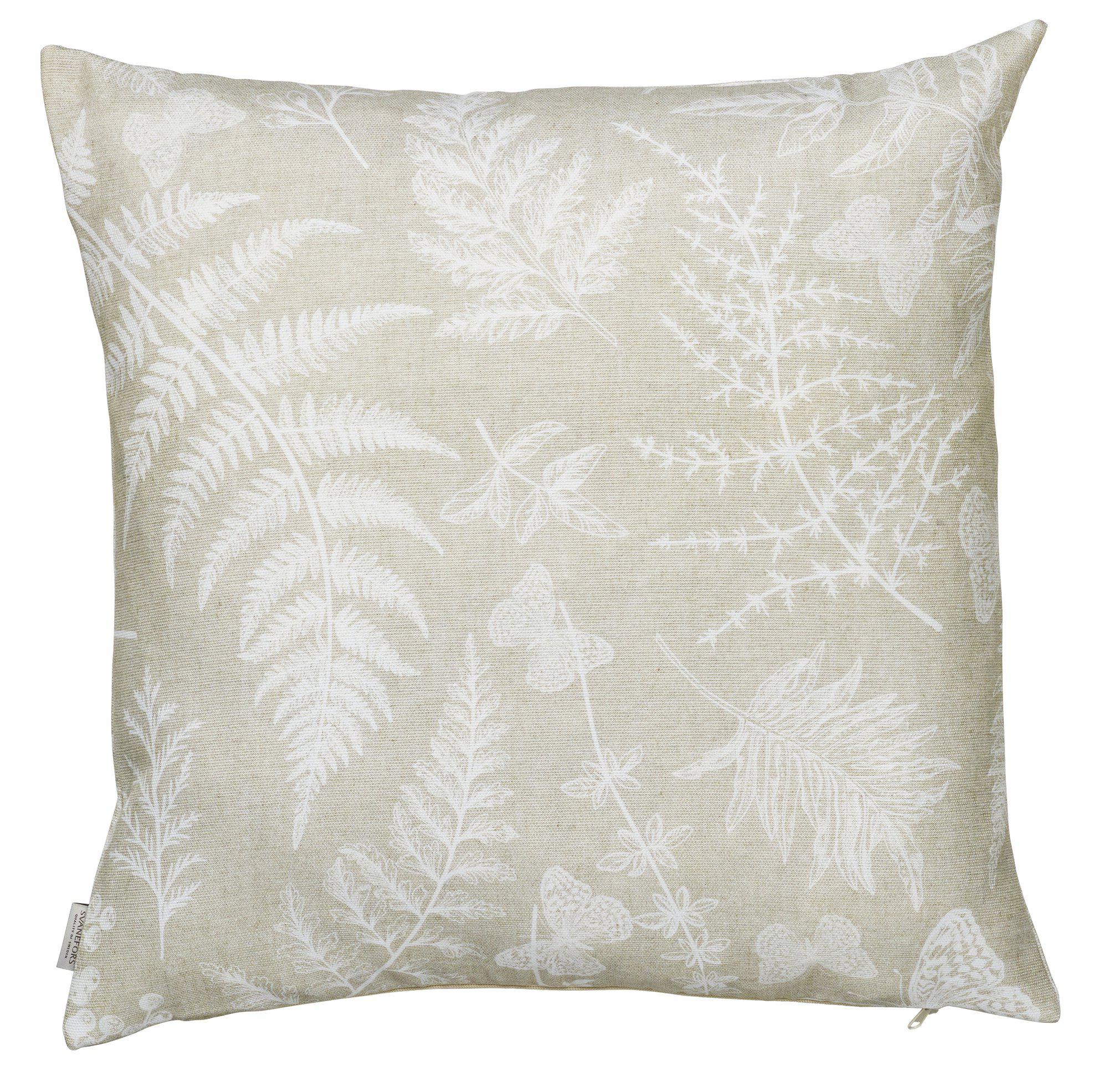 Svanefors Fern Kuddfodral Lin Grön 45cmx45cm