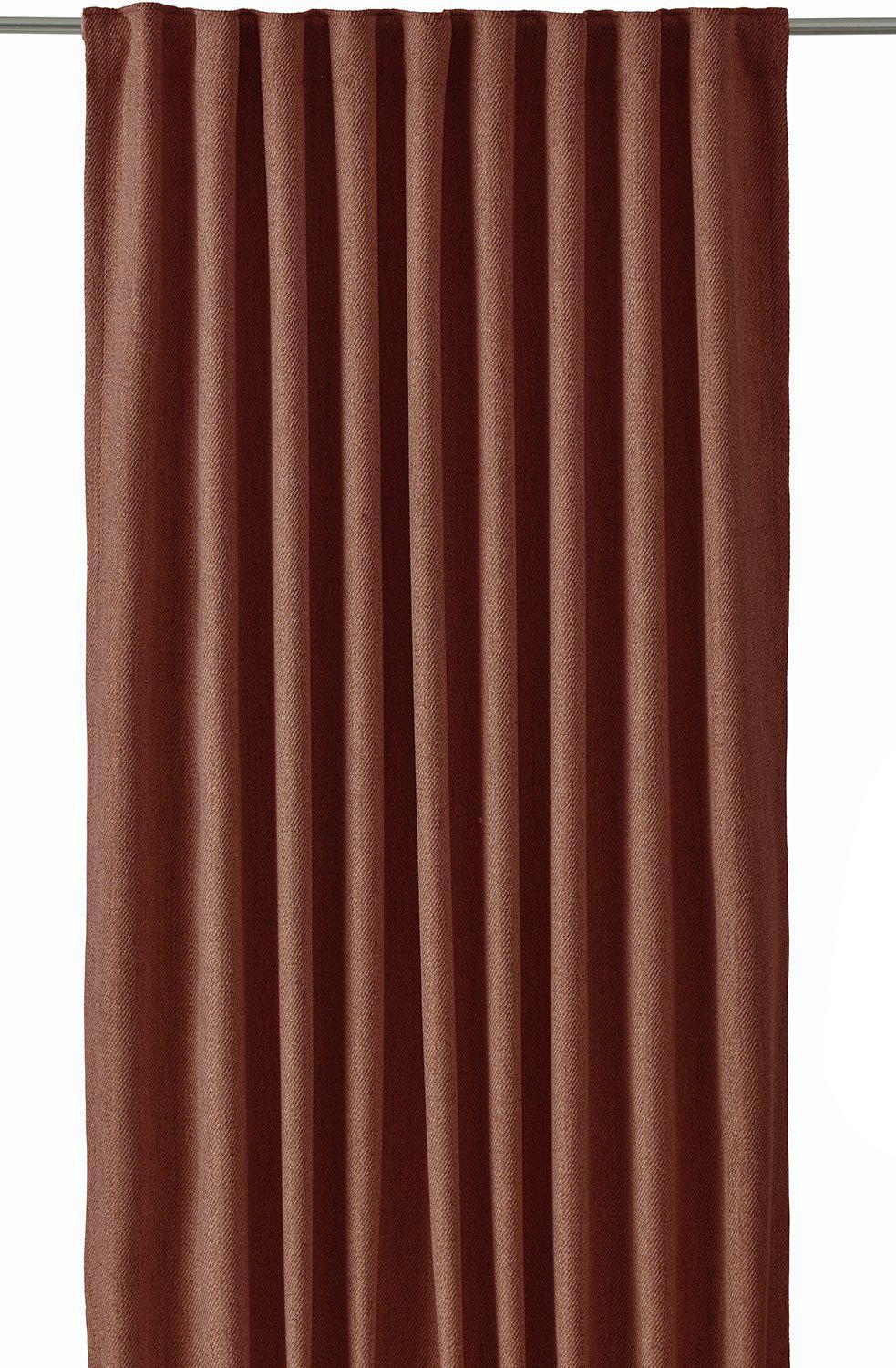 Svanefors Greenwich Gardin2P Rost 140x280cm