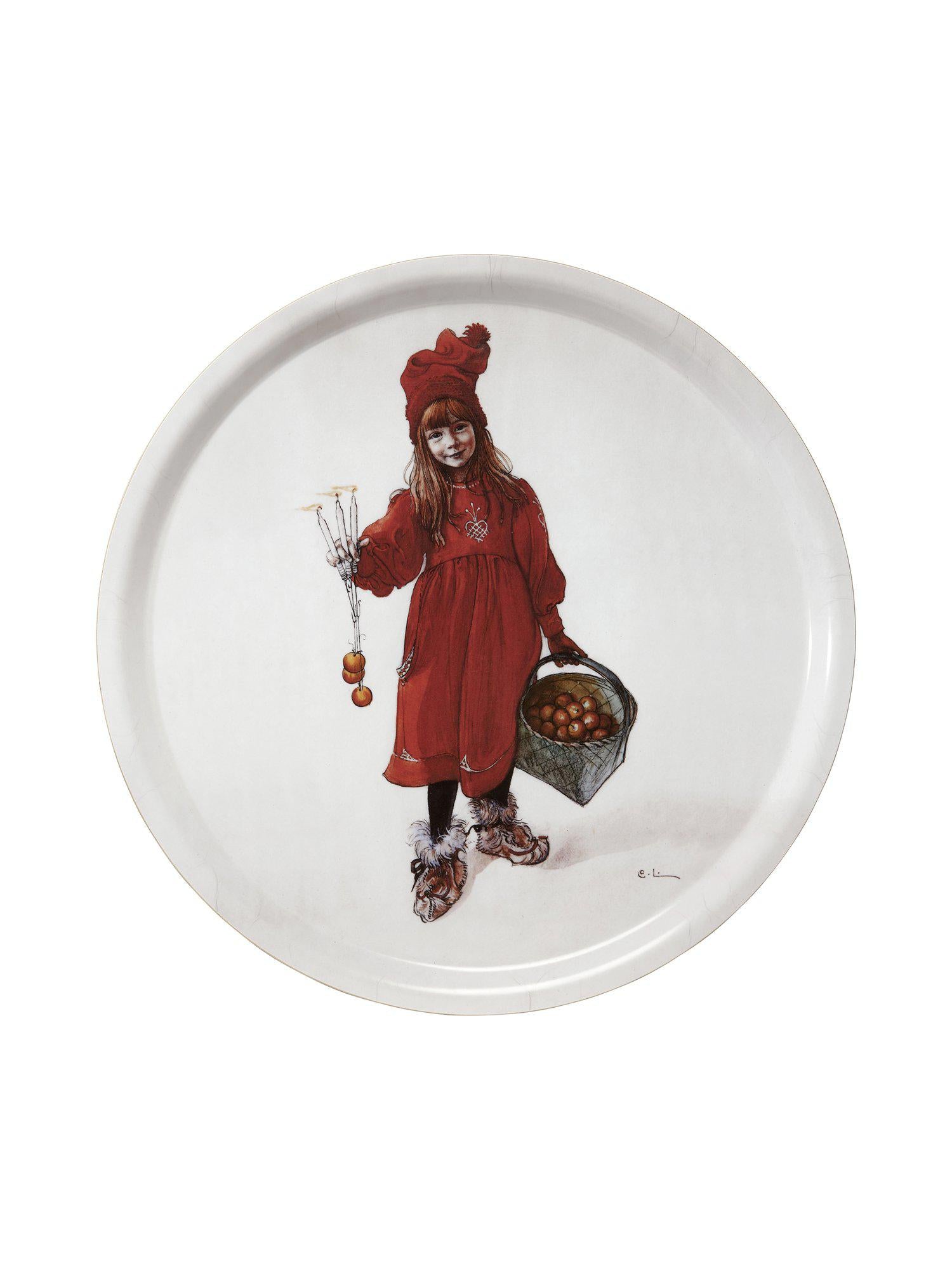 Svanefors Idun Bricka Röd 38cm