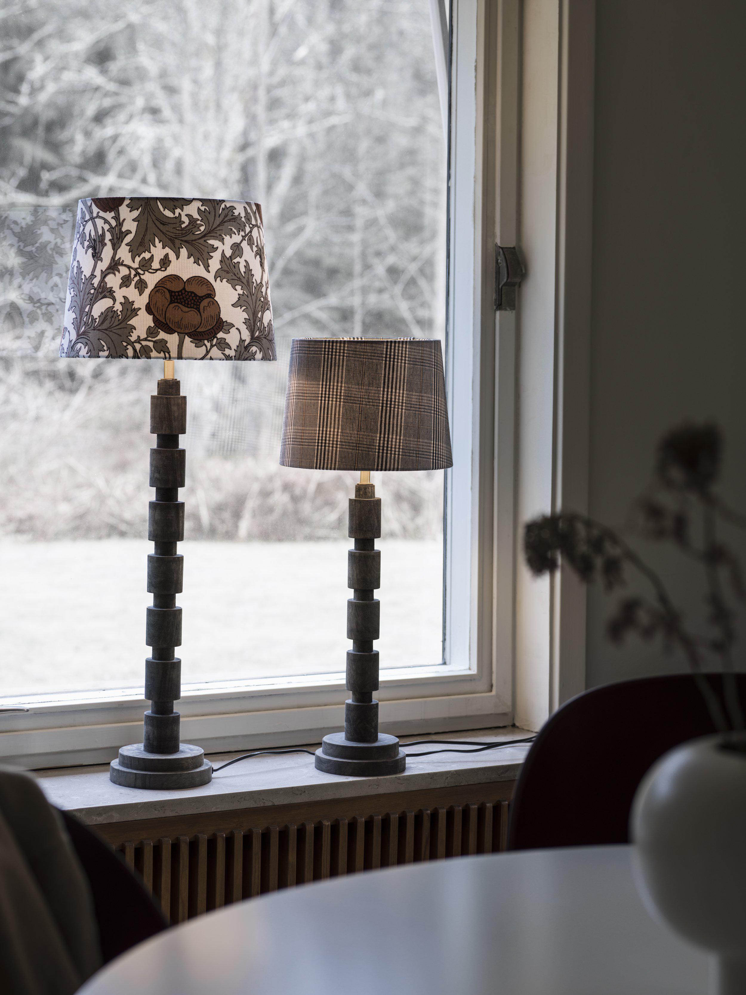Pr Home William Lampfot 58 cm, Grå
