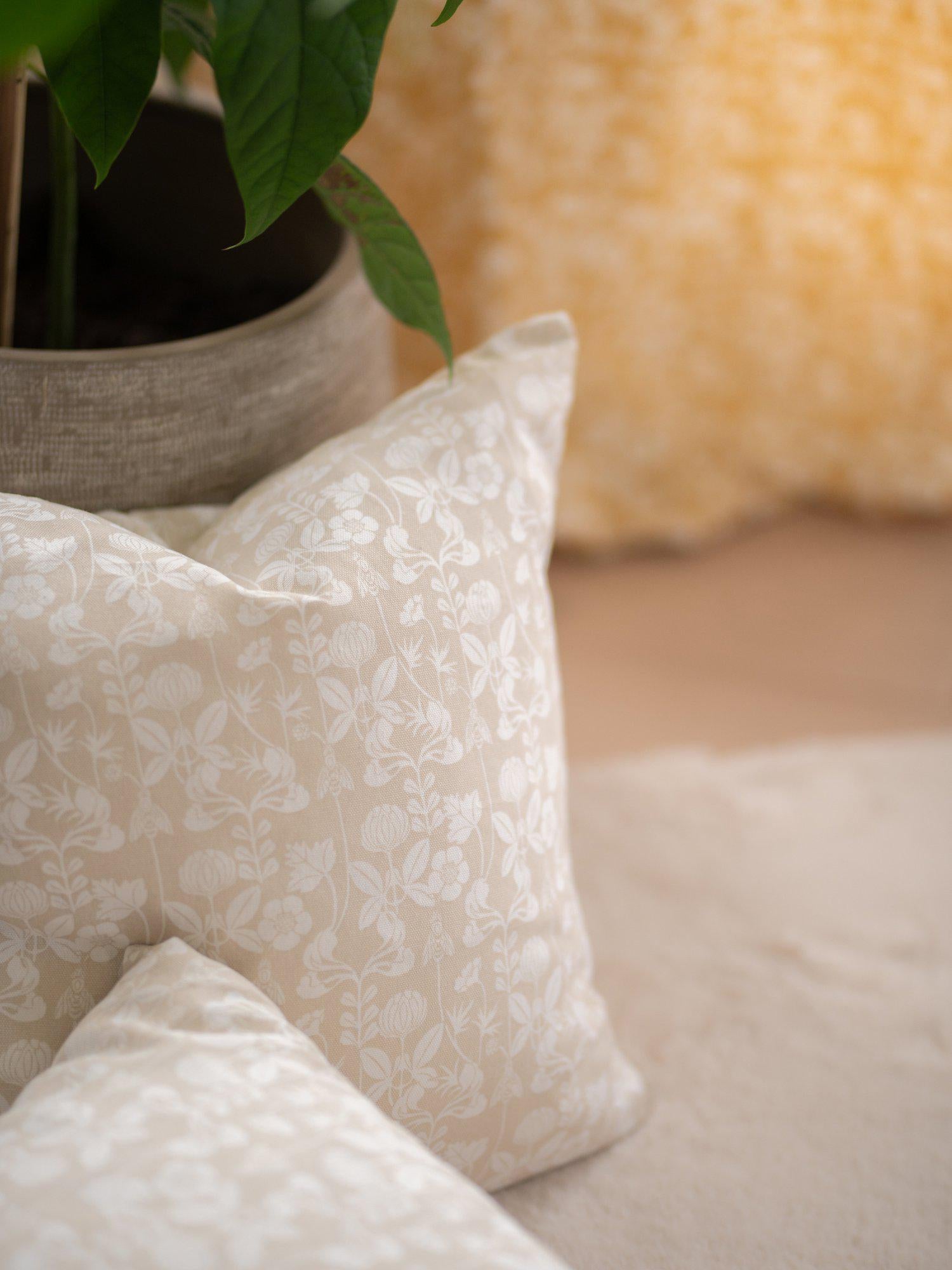 Svanefors De Mina Kuddfodral Beige 45cmx45cm