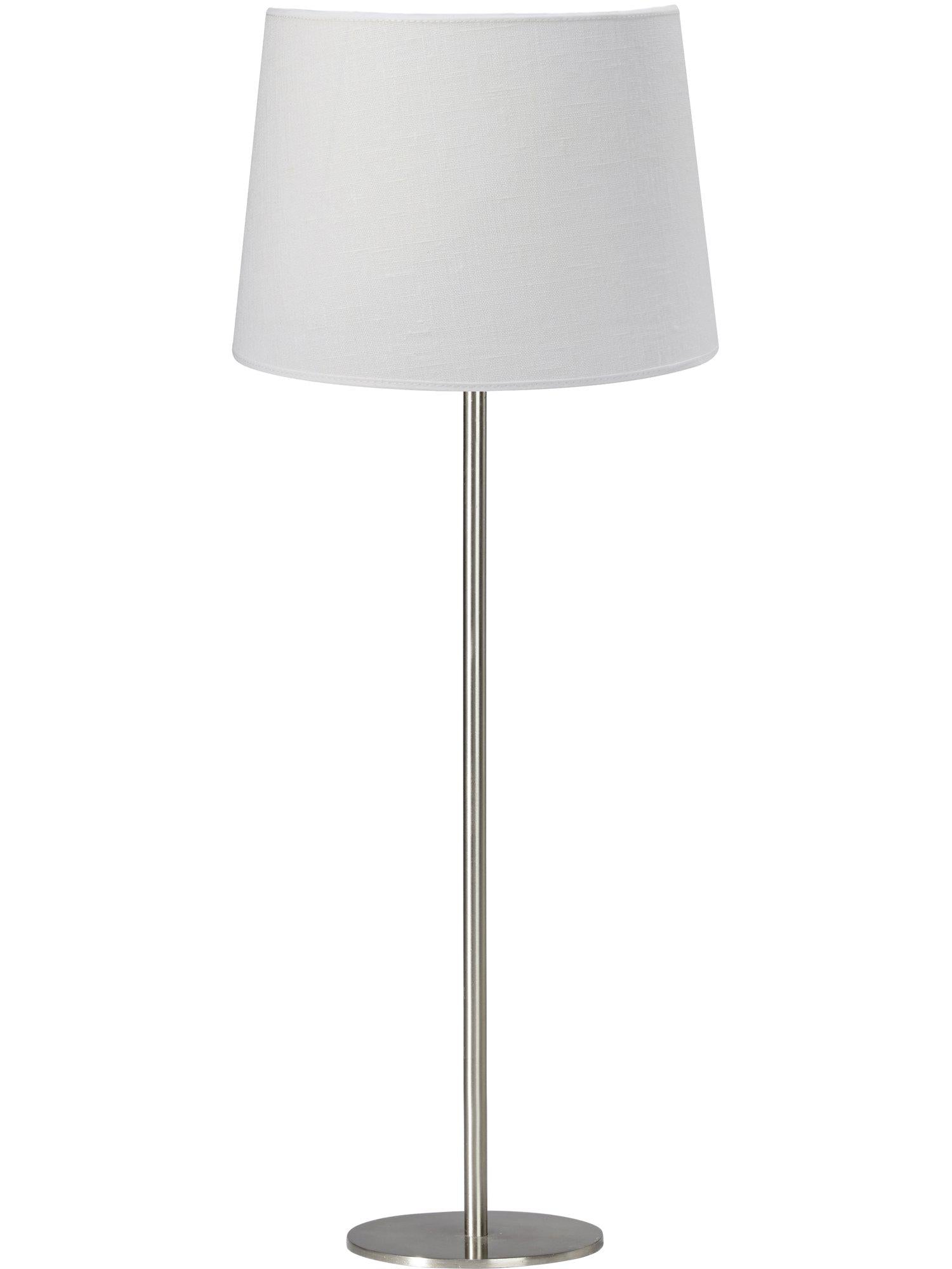 Base lampfot i metall med offVit lampskärm Sofia Lin från PR Home, stilren design och länge användbar – perfekt för alla rum.
