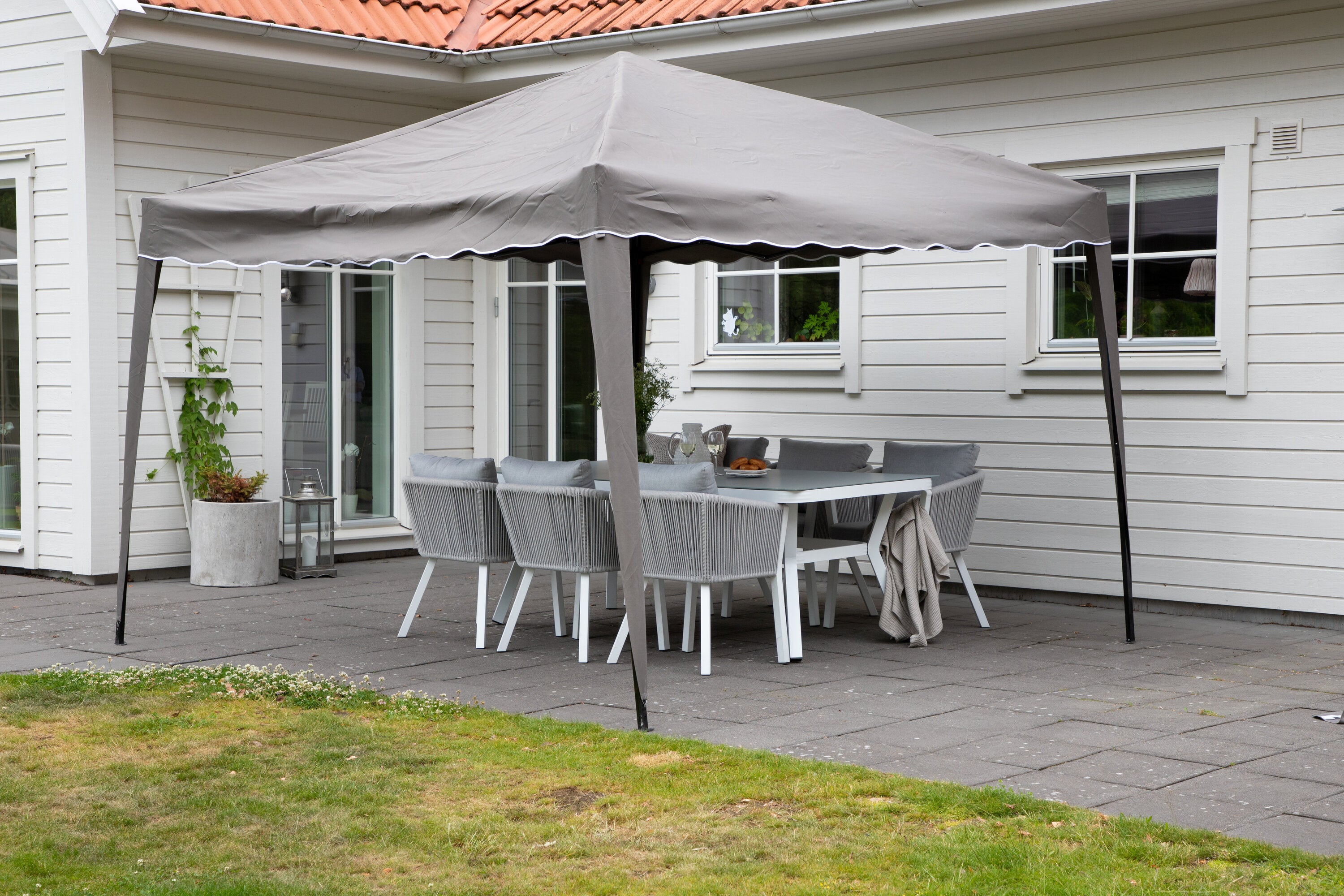 Venture Home Easy Up Pergola Brun/vit