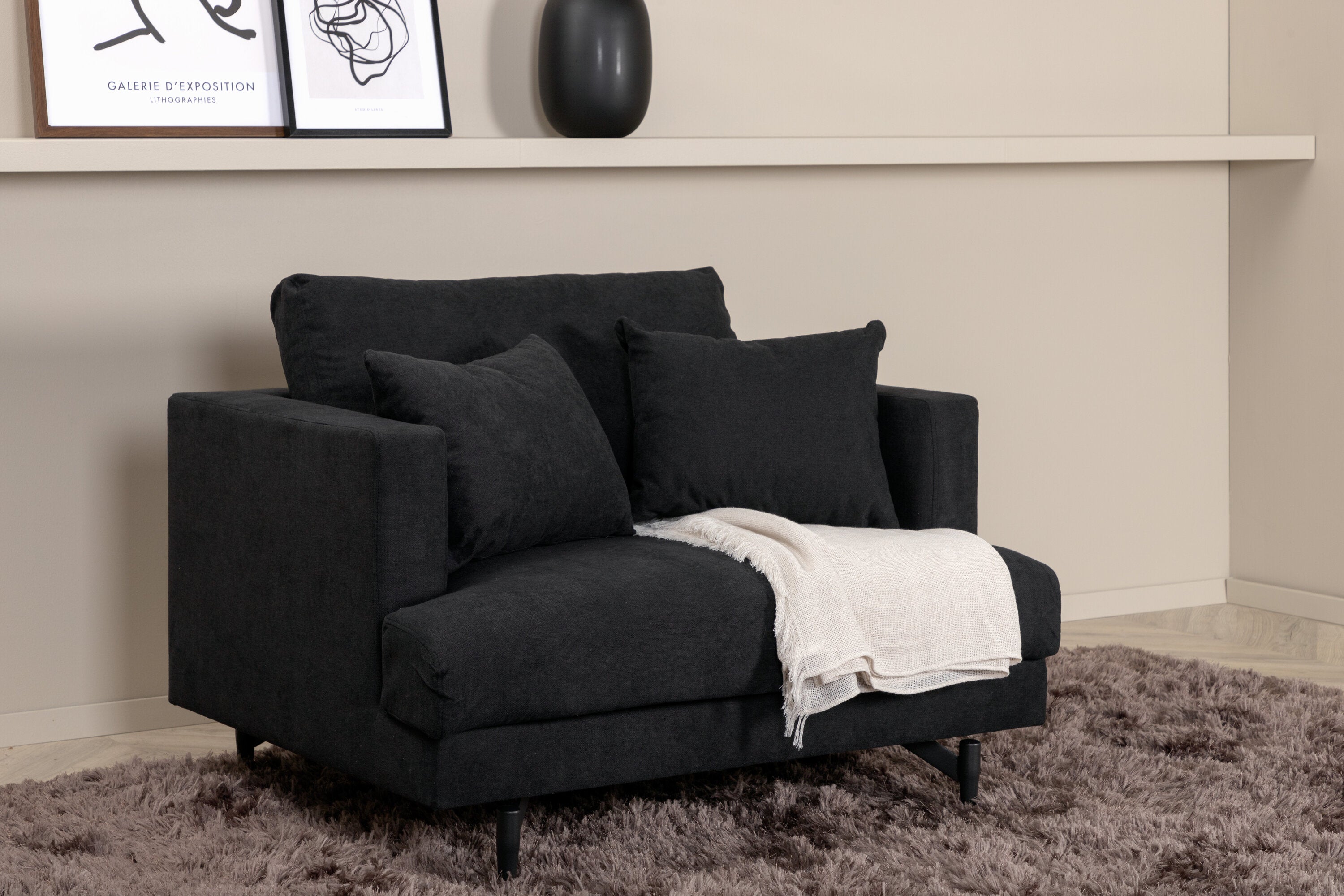 Venture Home Sofia Fåtölj Svart