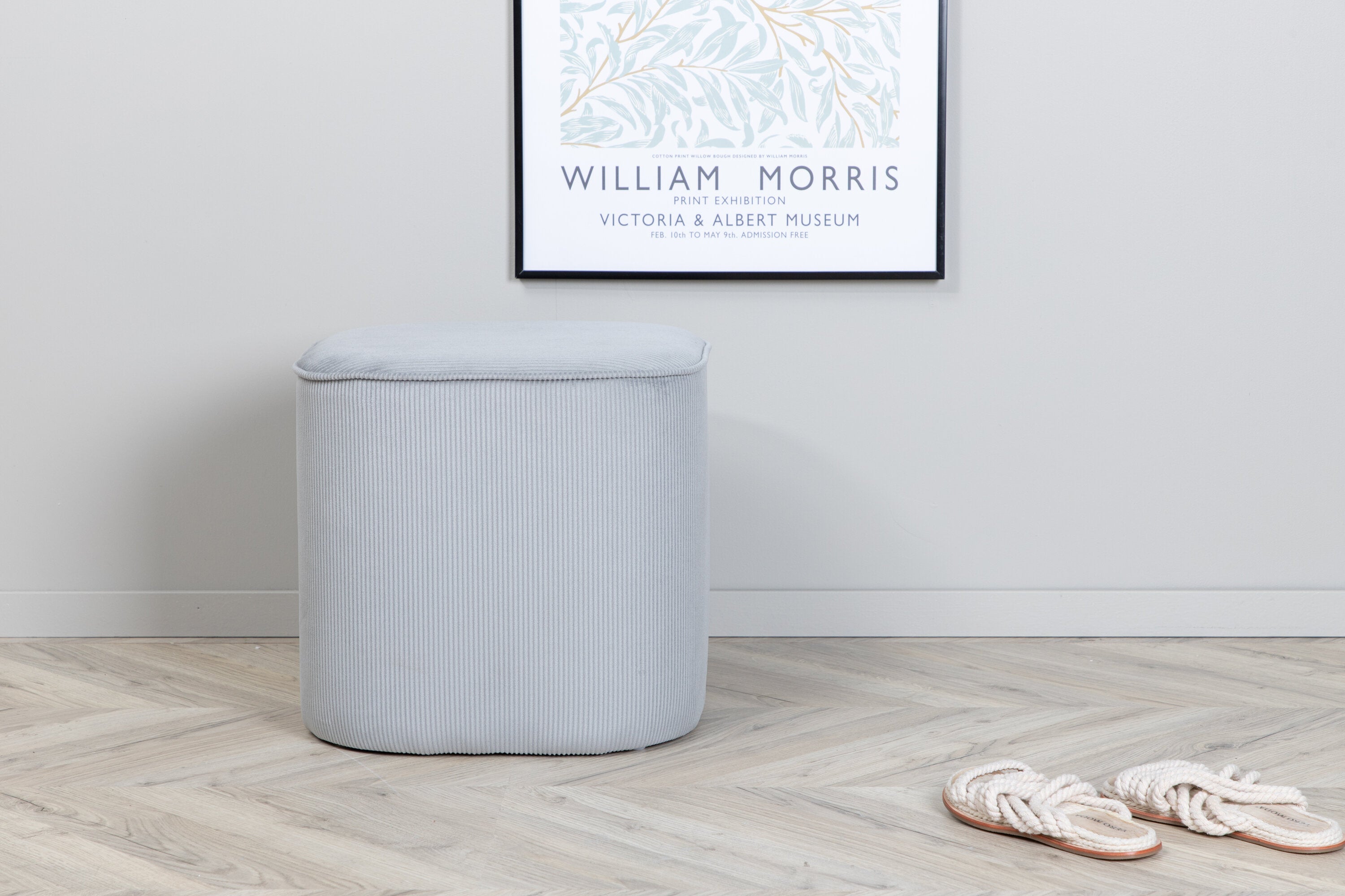Venture Home Piff Ottoman/Puff Grå ø44 cm