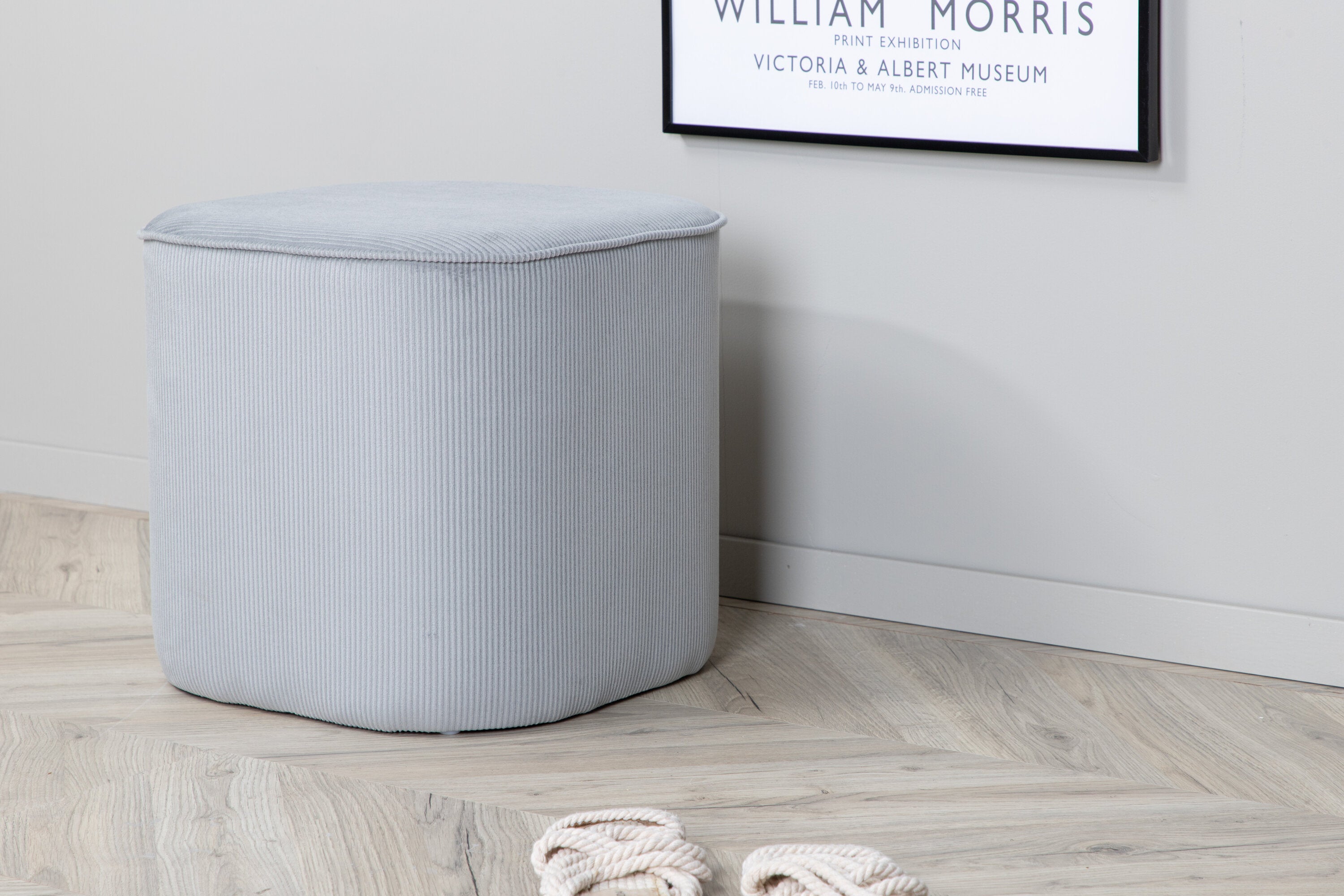 Venture Home Piff Ottoman/Puff Grå ø44 cm
