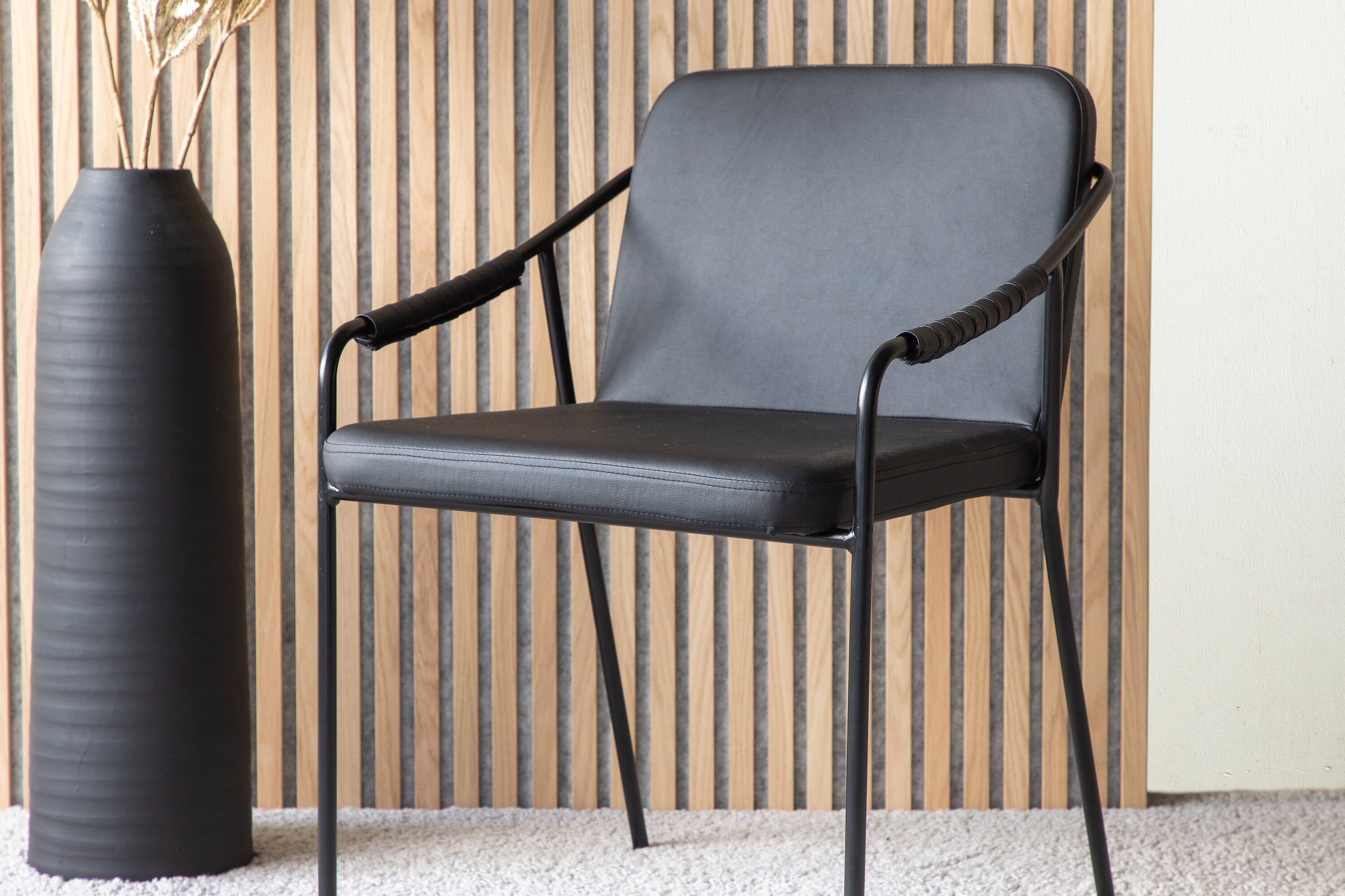 Venture Home Tvist Matstol Svart 2-pack