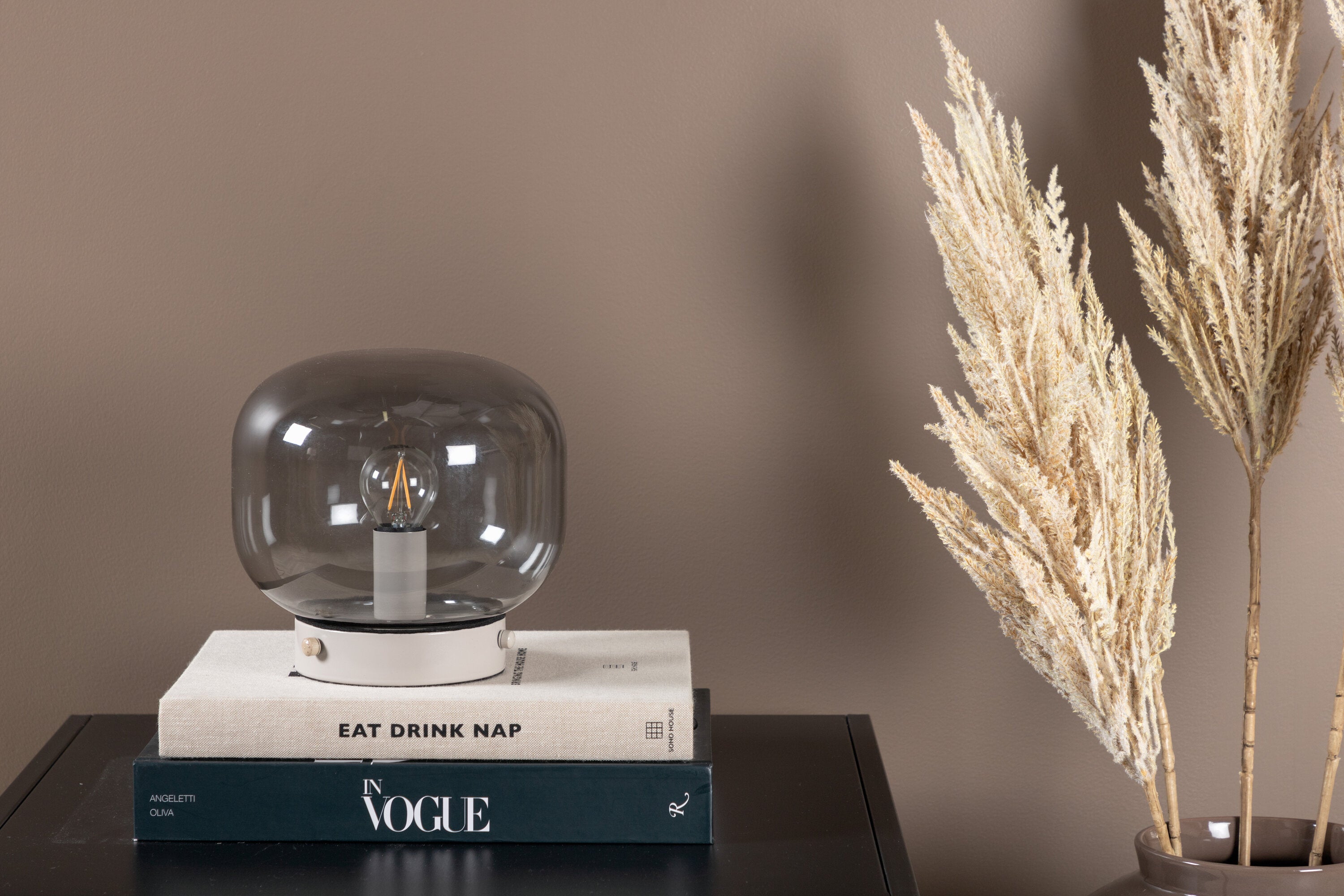 Venture Home Bollonelie Bordslampa Beige/Svart