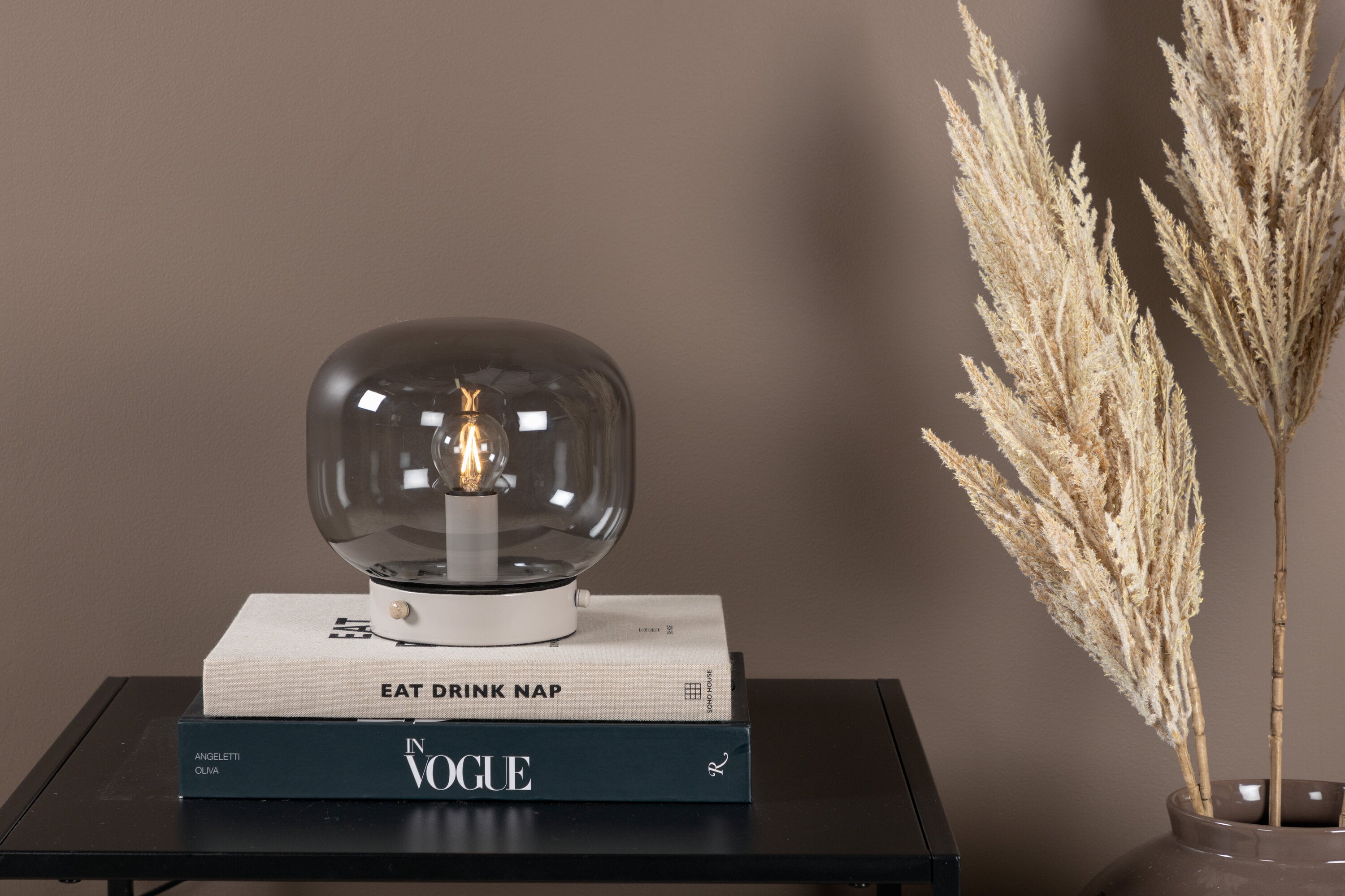 Venture Home Bollonelie Bordslampa Beige/Svart