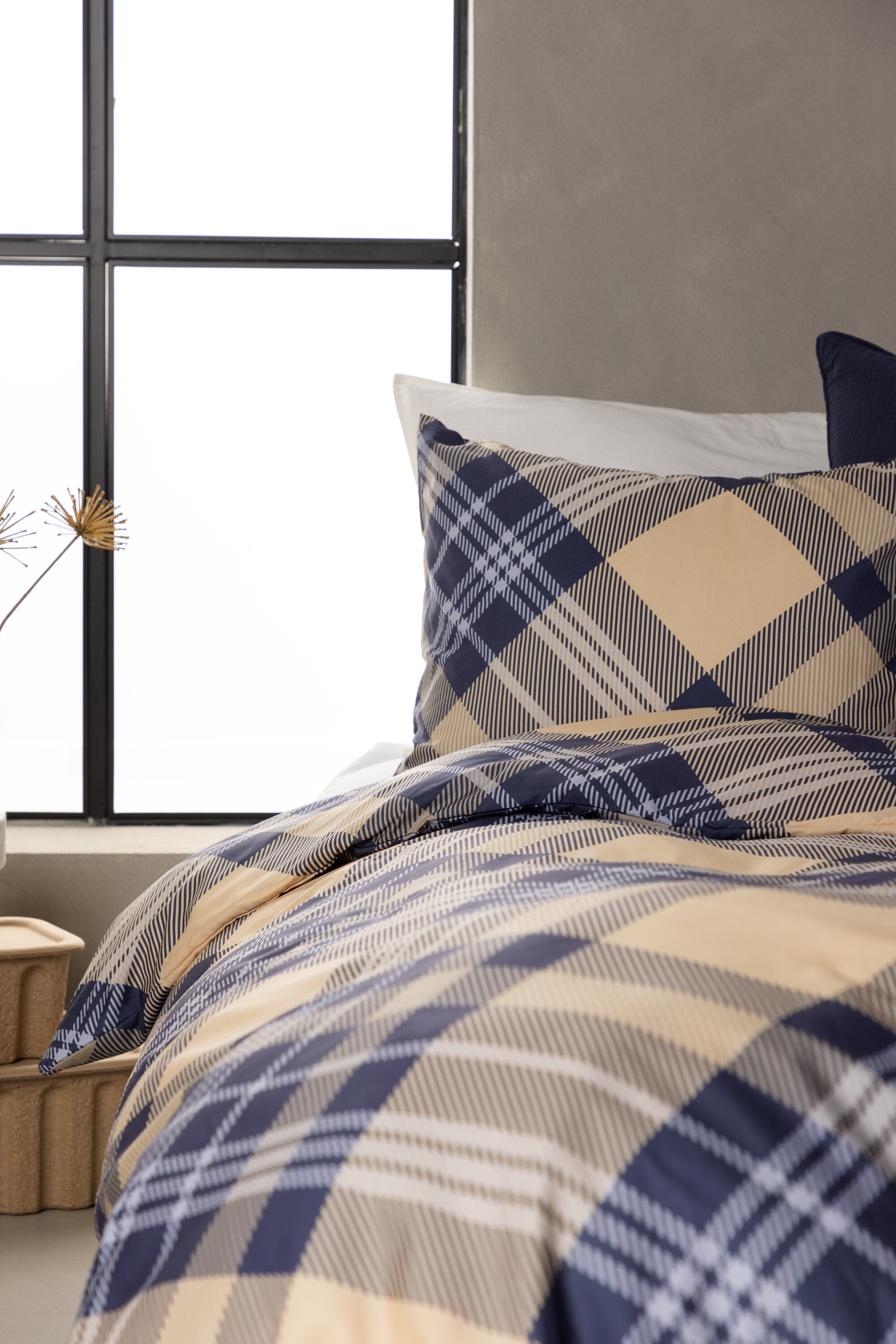 Venture Home Aurora Bäddset Strö Beige/blå/vit