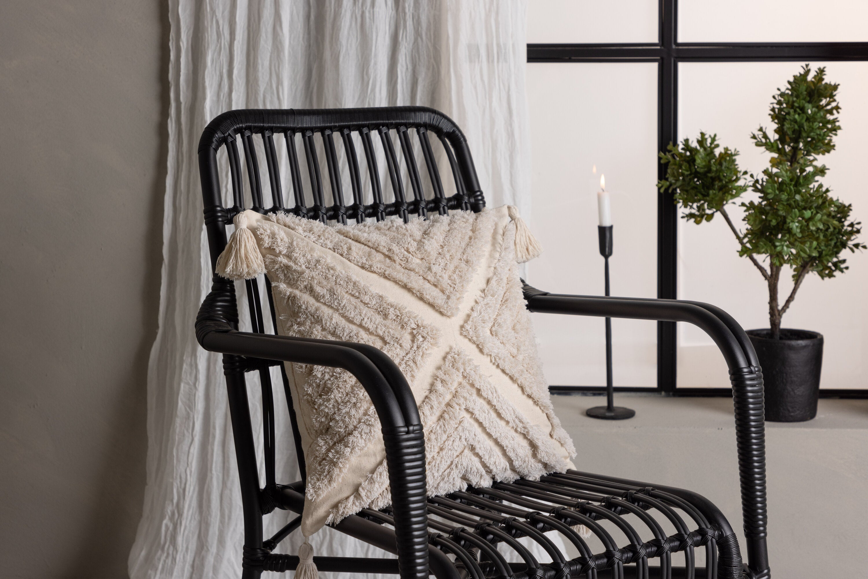 Venture Home Lovis Örngott Kuddfodral Off-white