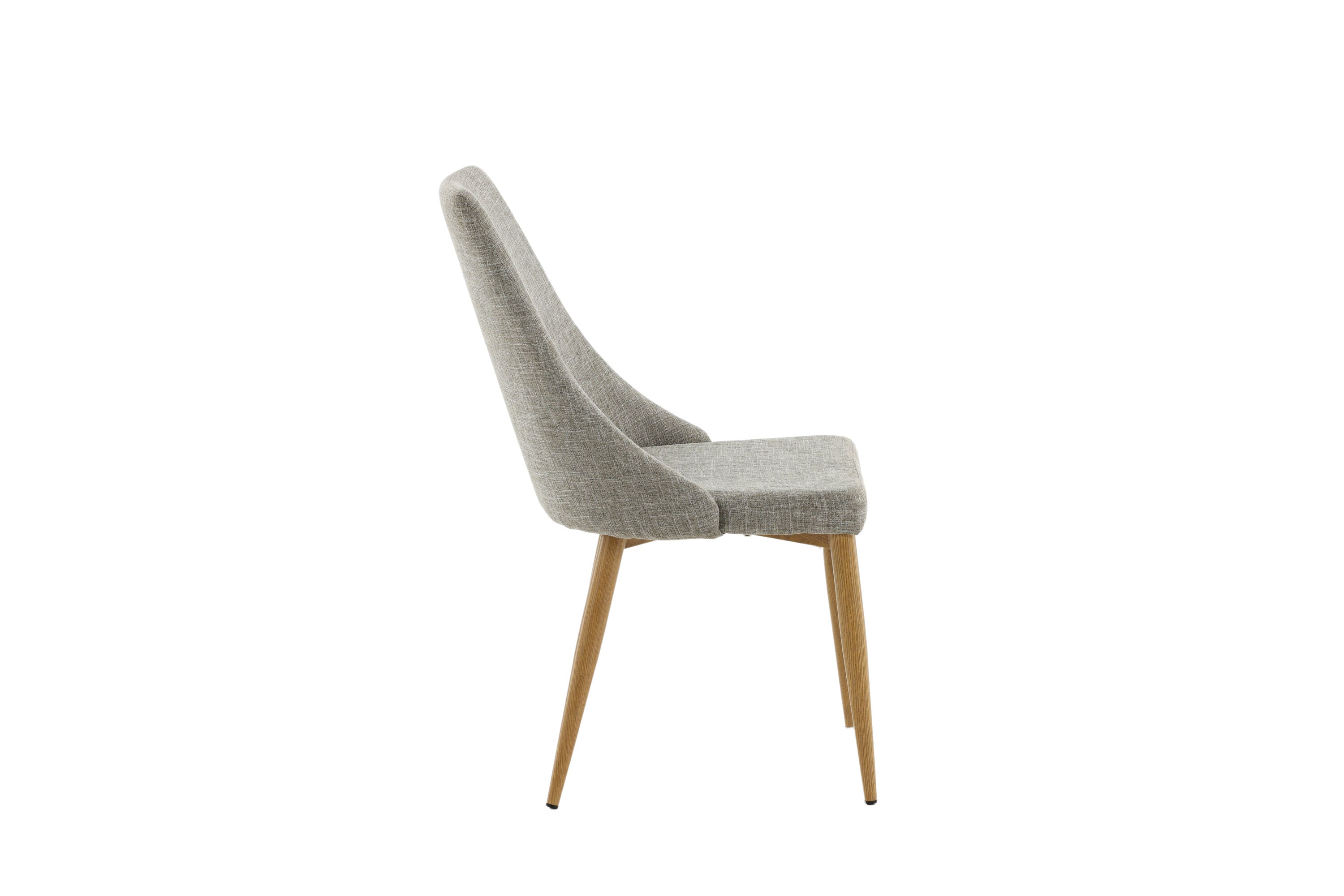 Venture Home Leone Matstol Ljusgrå/natur 2-pack
