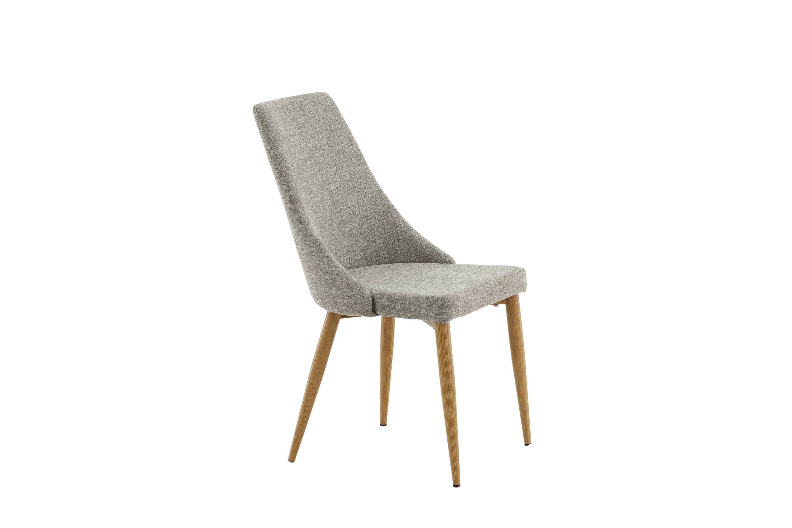 Venture Home Leone Matstol Ljusgrå/natur 2-pack