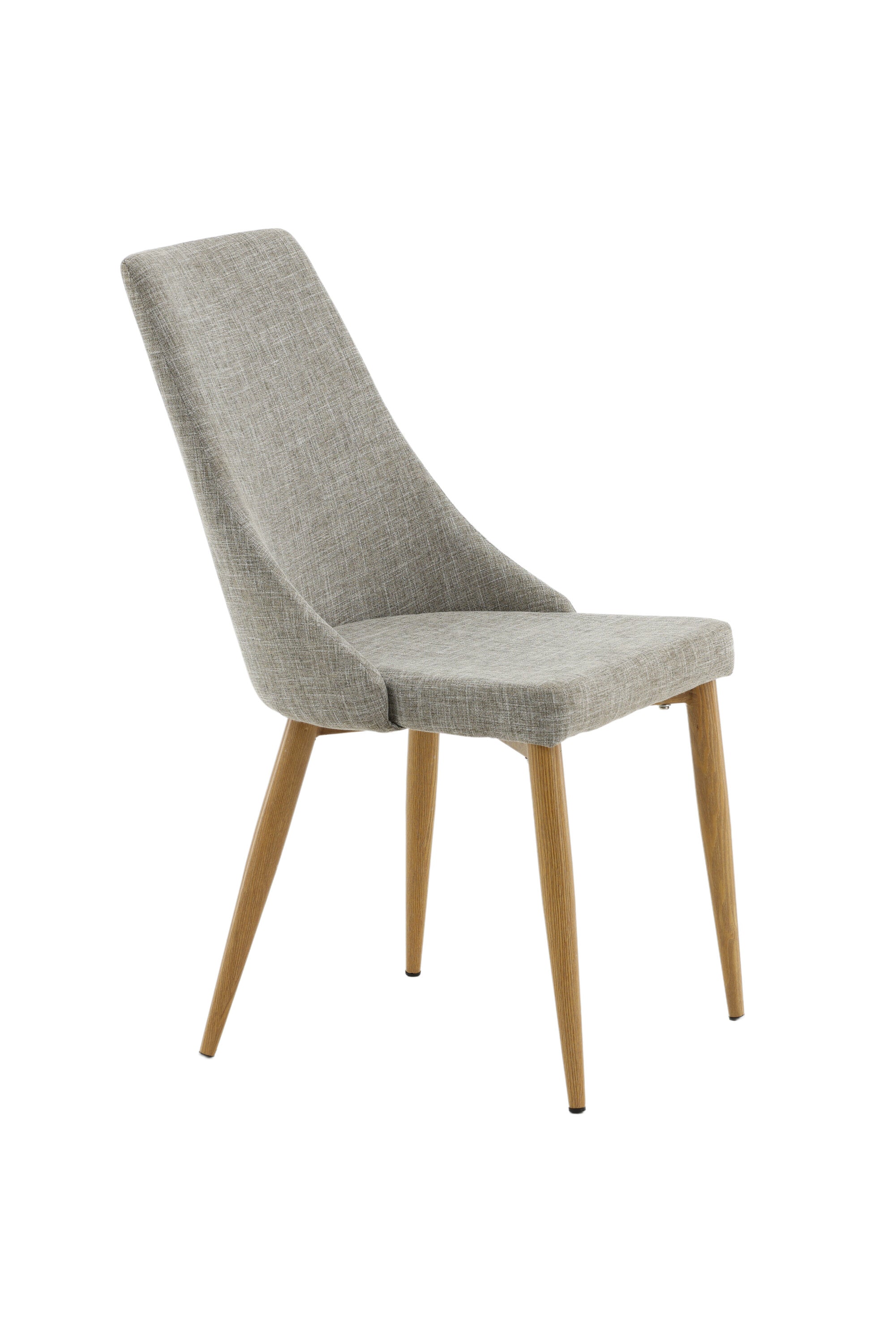 Venture Home Leone Matstol Ljusgrå/natur 2-pack