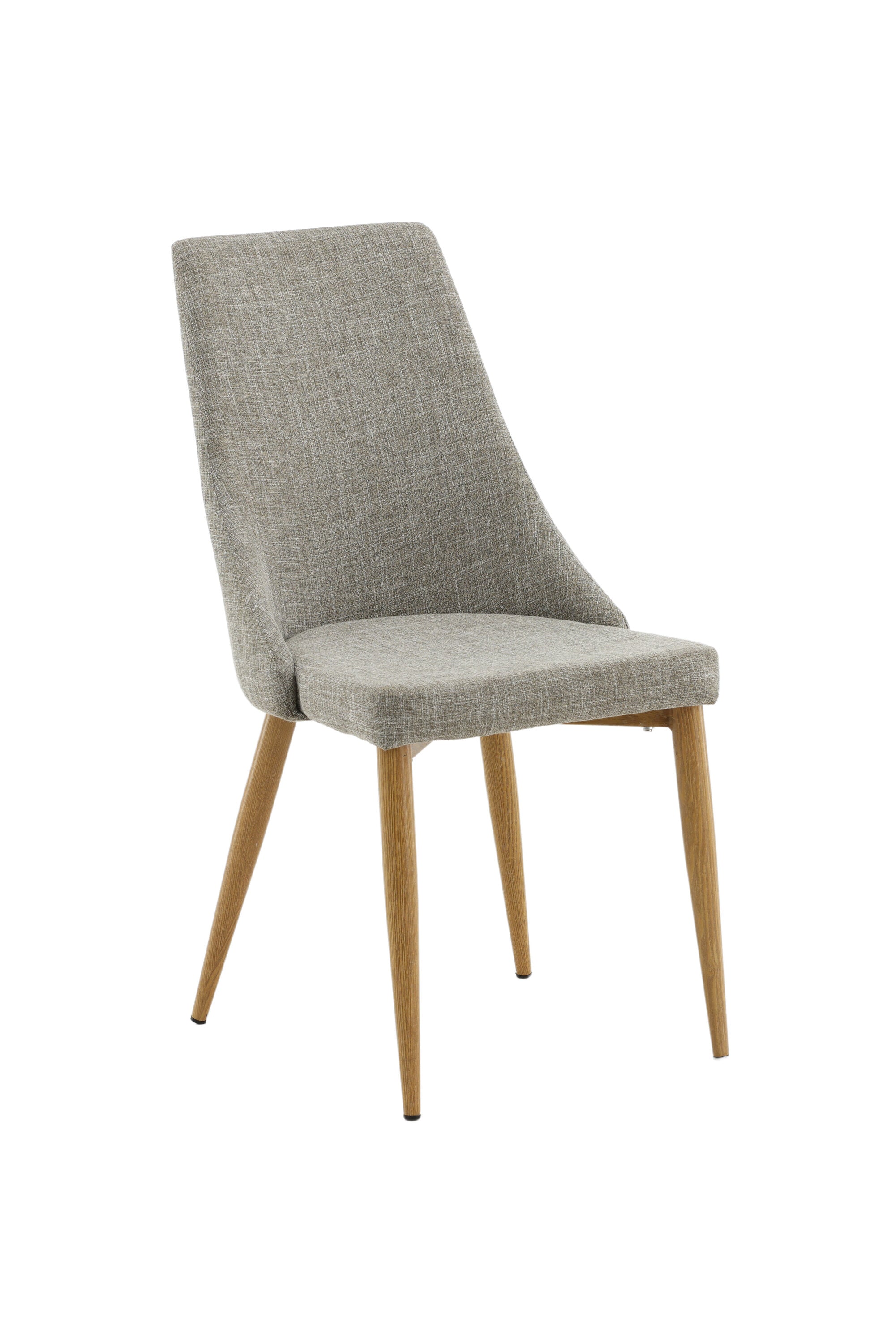 Venture Home Leone Matstol Ljusgrå/natur 2-pack