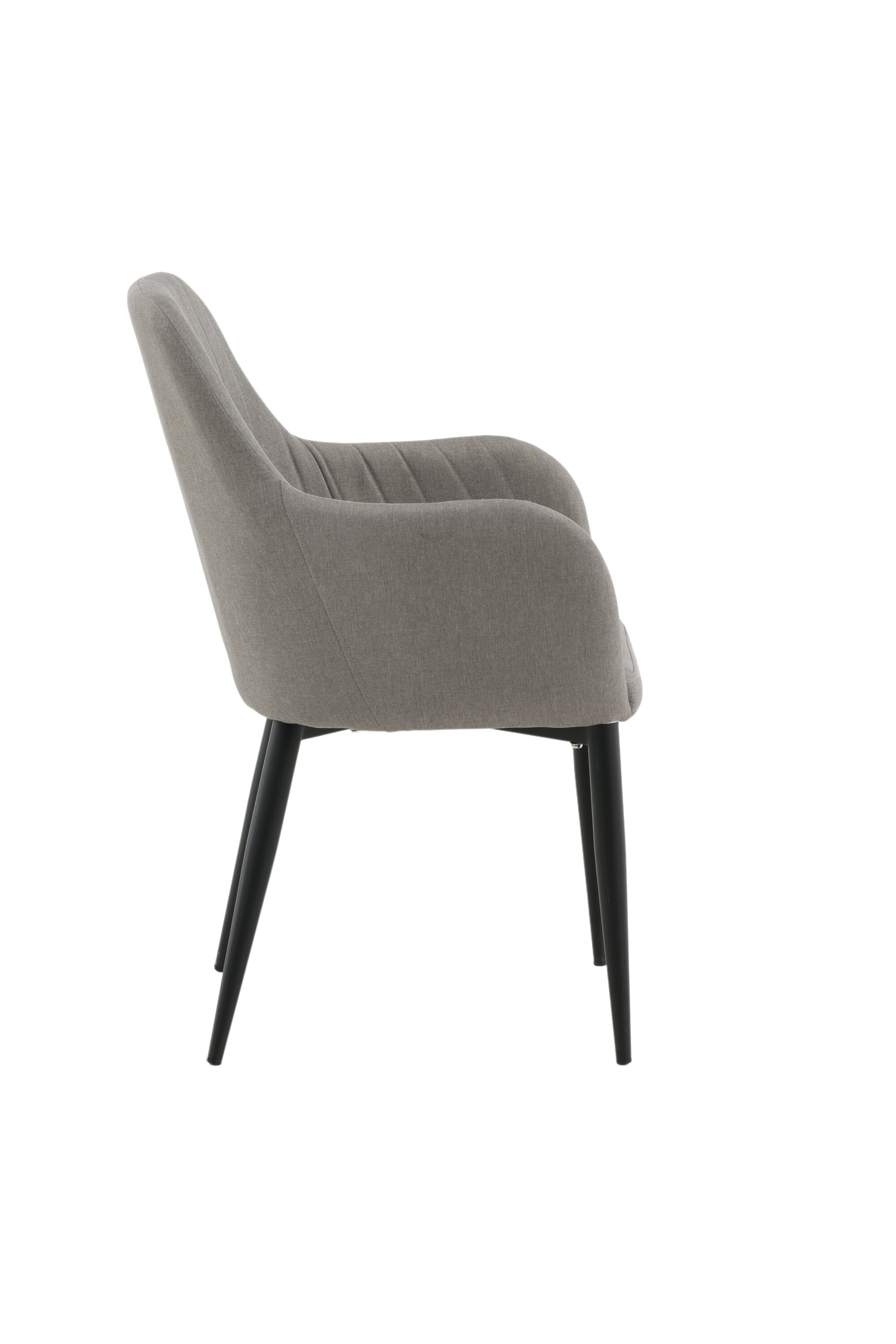Venture Home Comfort Matstol Svart/Grå 2-pack
