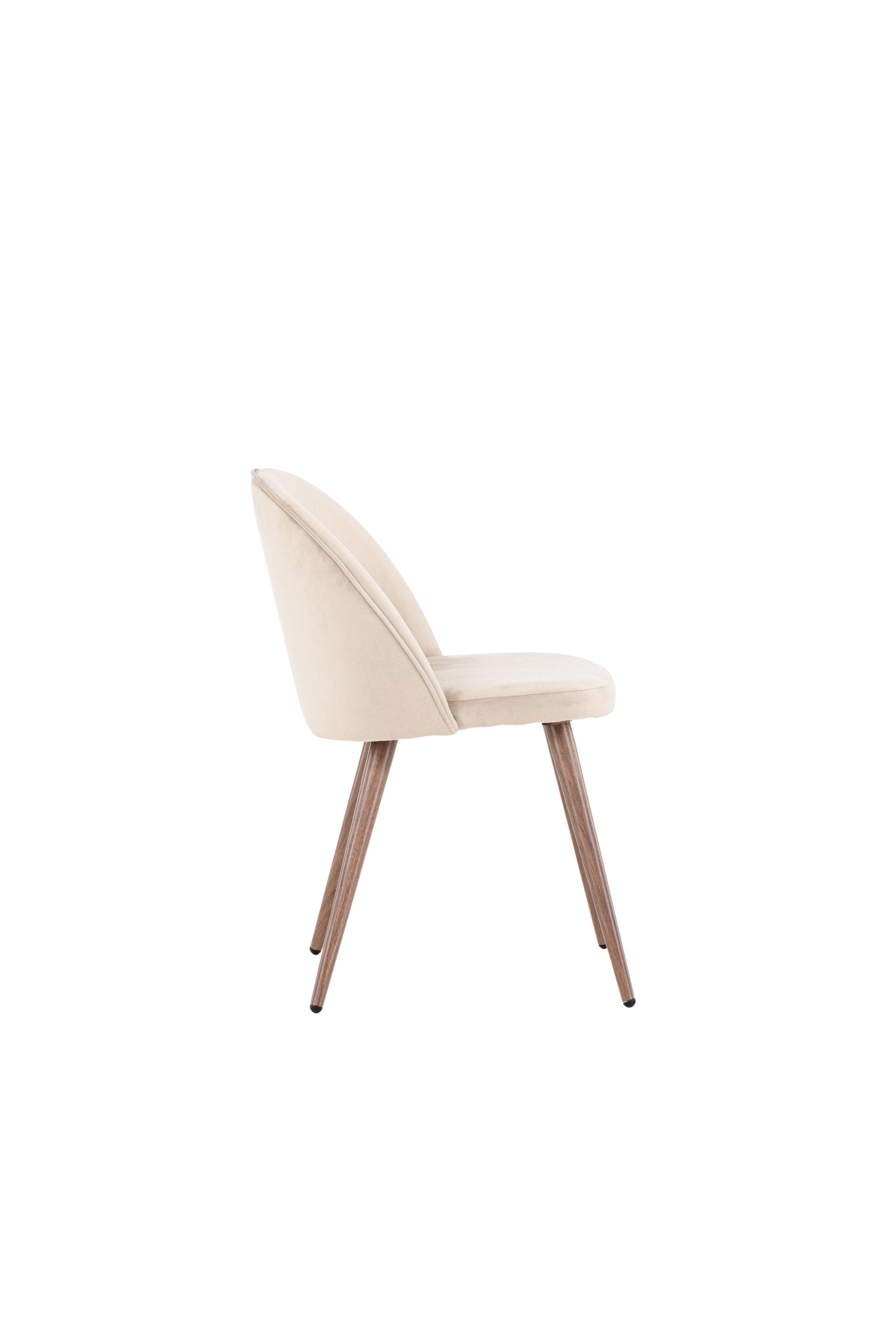 Venture Home Velvet Matstol Beige 2-pack