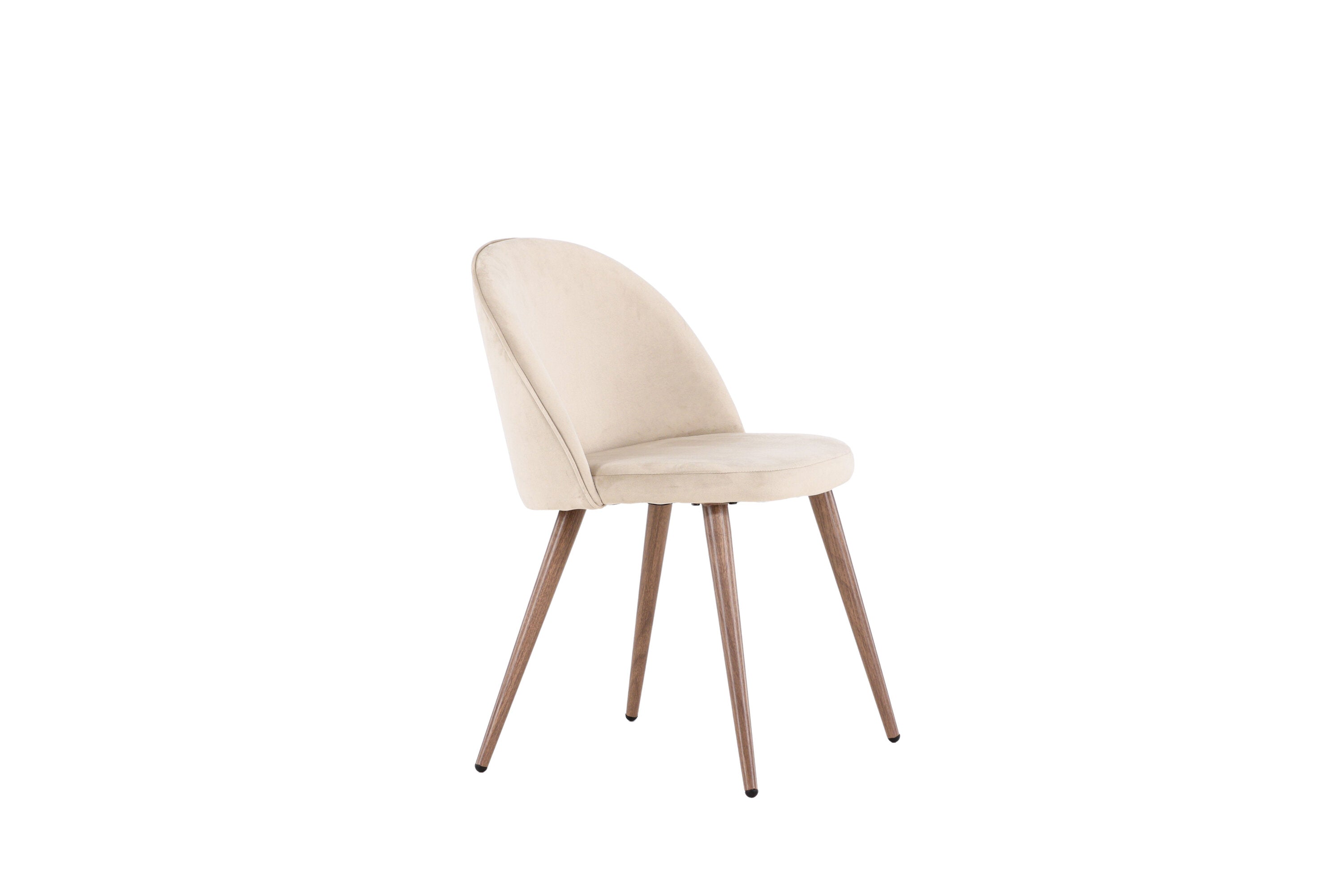 Venture Home Velvet Matstol Beige 2-pack