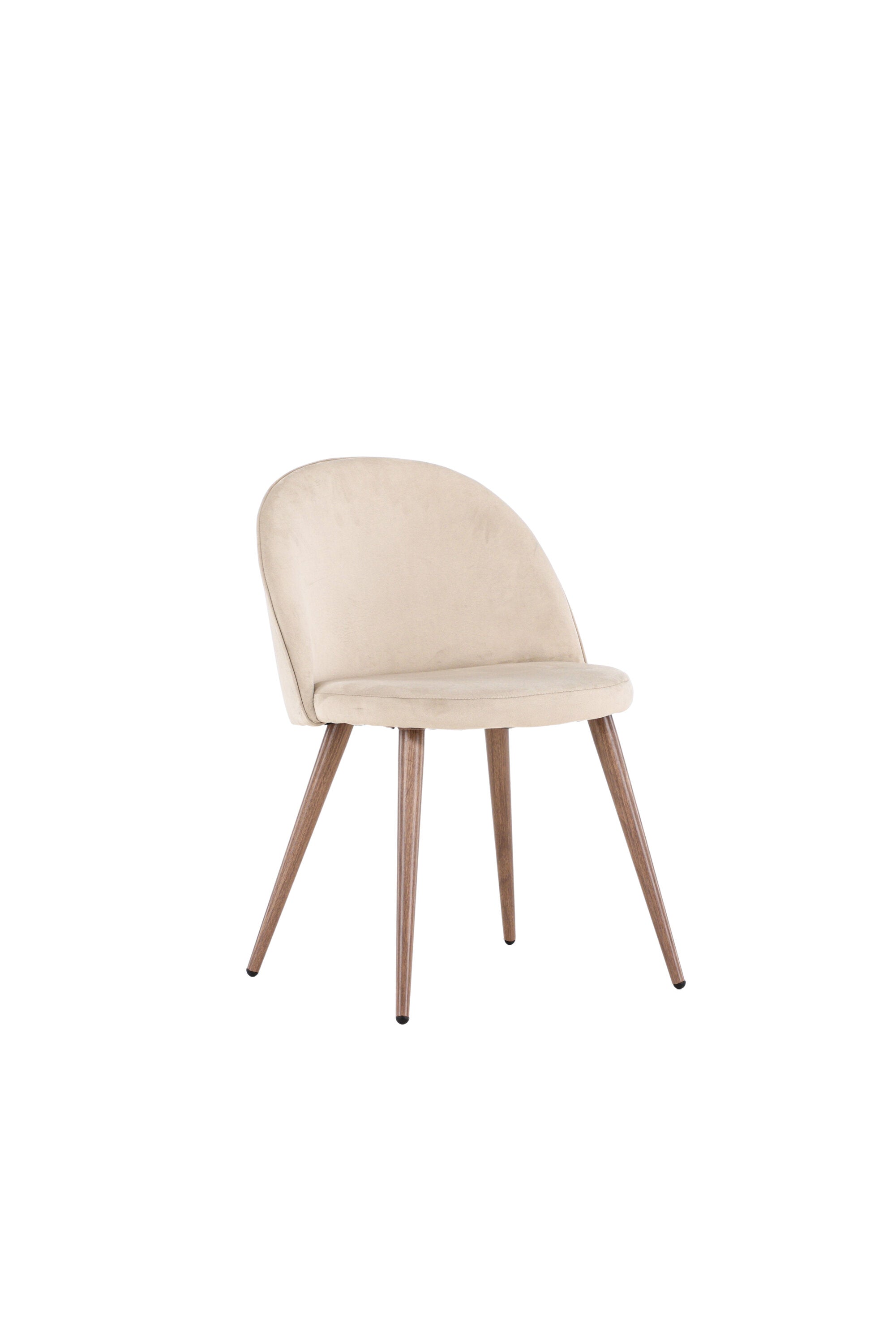 Venture Home Velvet Matstol Beige 2-pack