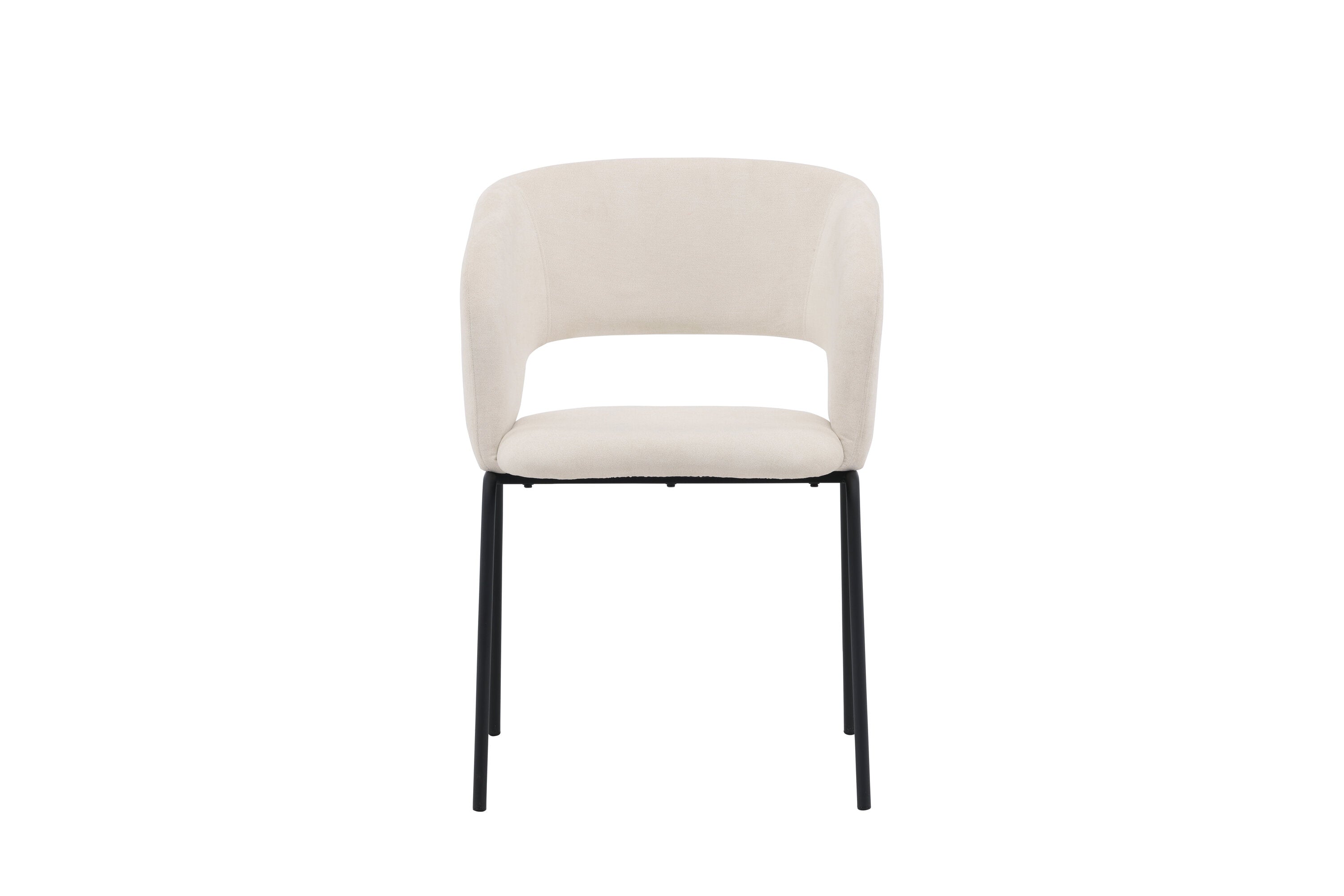 Venture Home Day Matstol Svart/offwhite 2-pack
