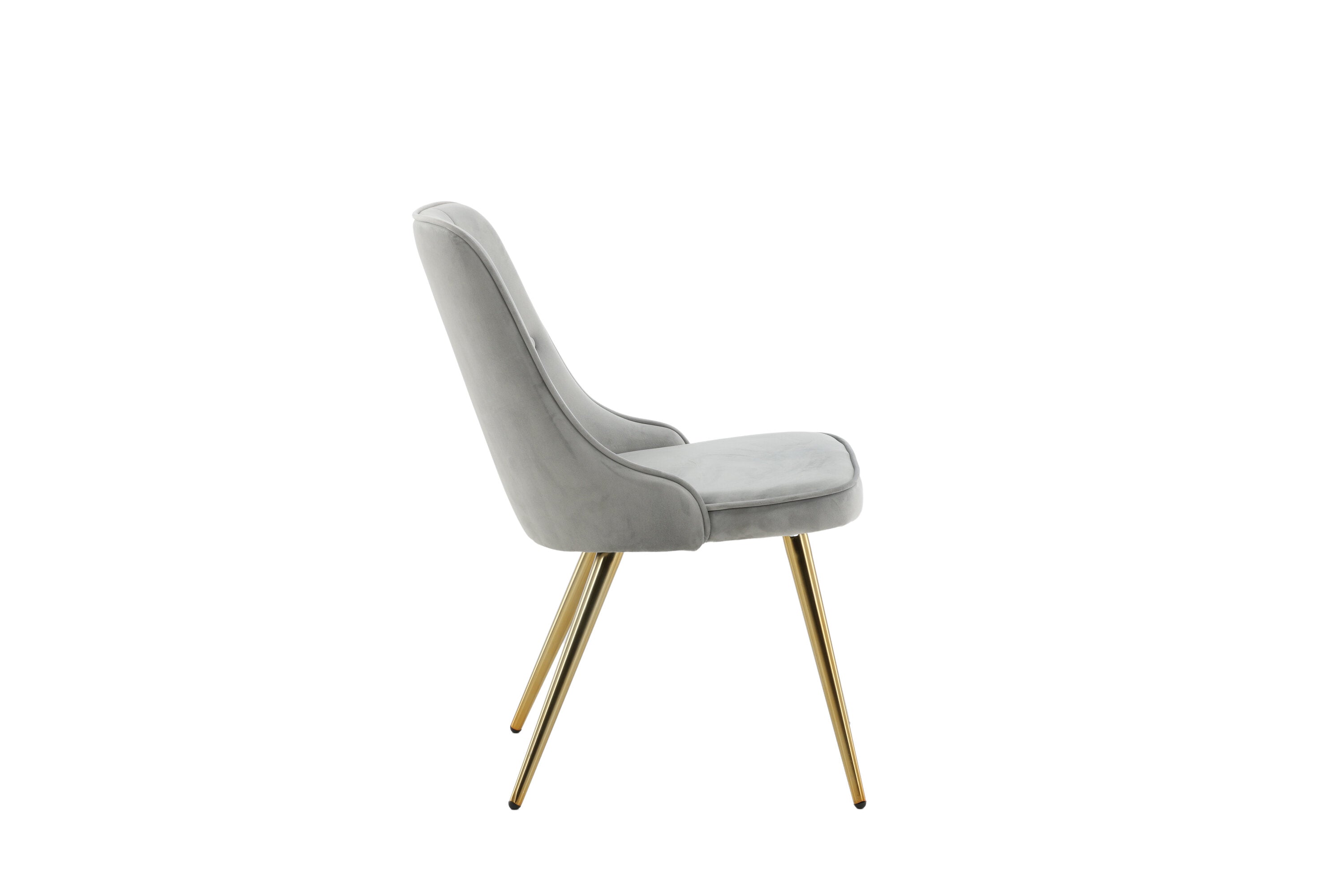 Venture Home Velvet Deluxe Matstol Guld 2-pack