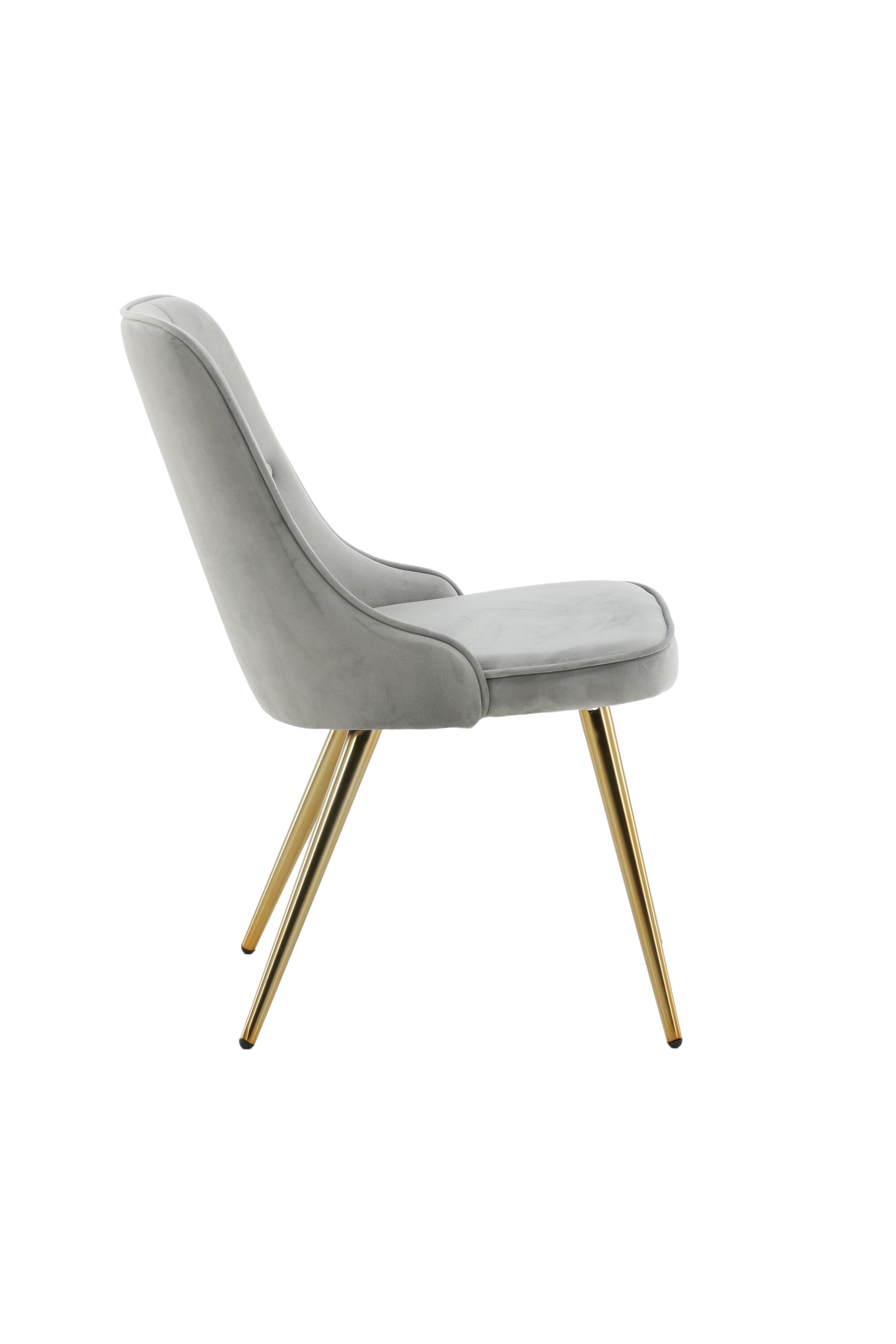 Venture Home Velvet Deluxe Matstol Guld 2-pack