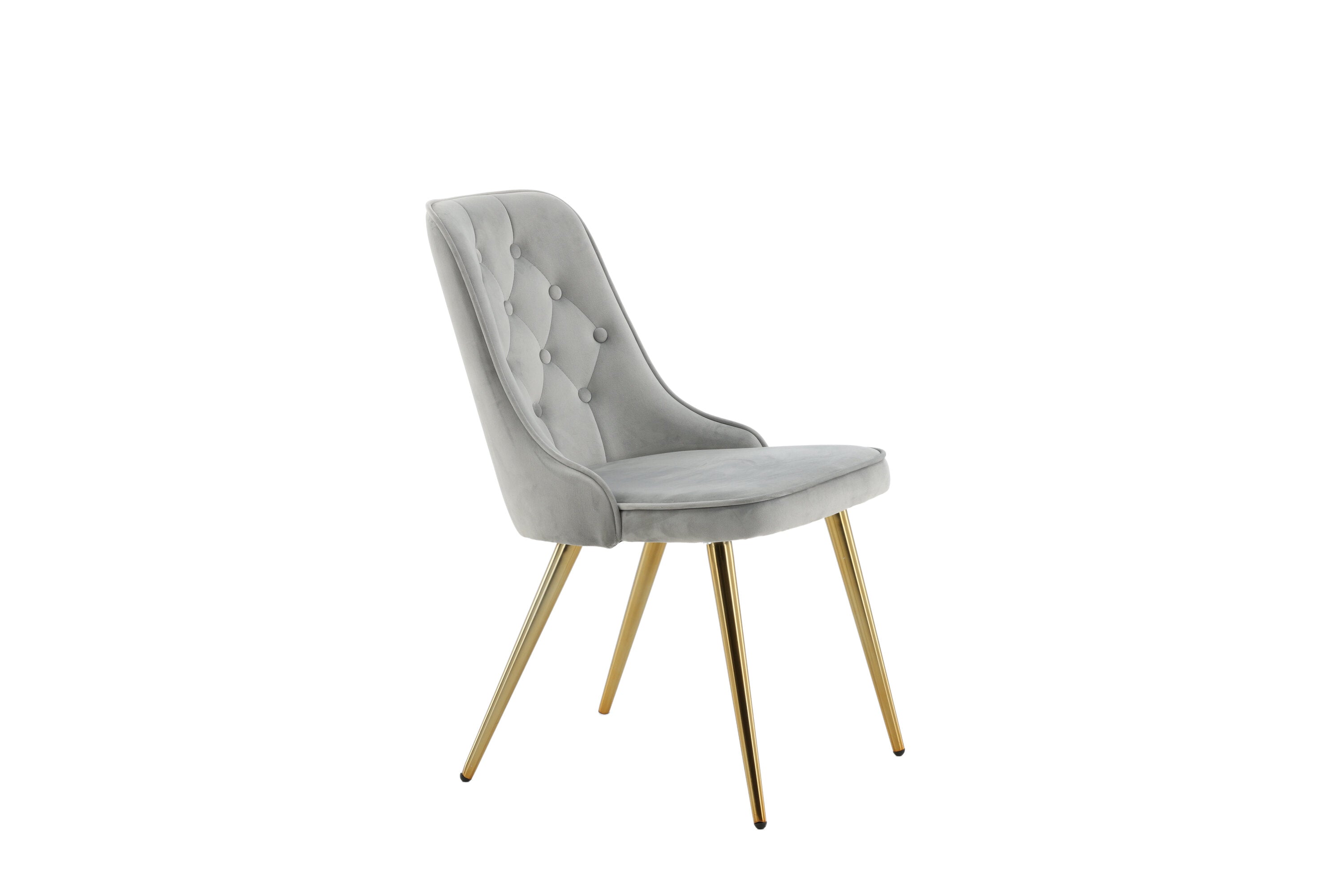 Venture Home Velvet Deluxe Matstol Guld 2-pack