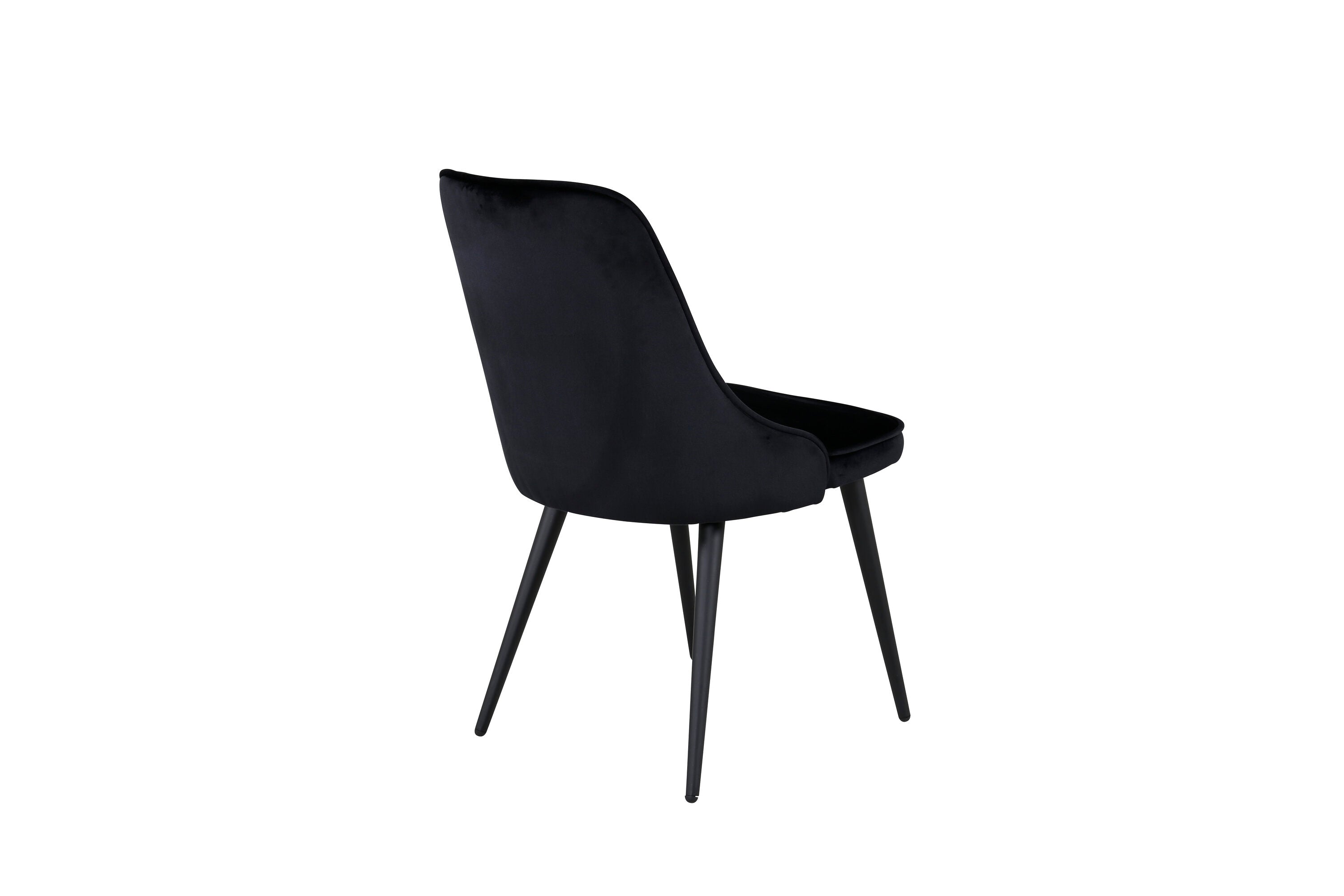 Venture Home Velvet Deluxe Matstol Svart 2-pack
