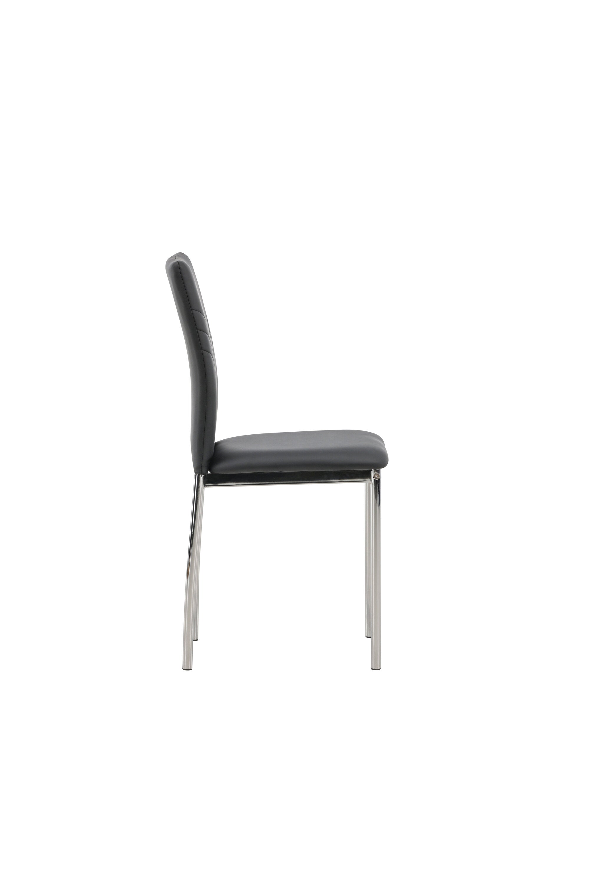 Venture Home Lily Matstol Svart/Silver 2-pack