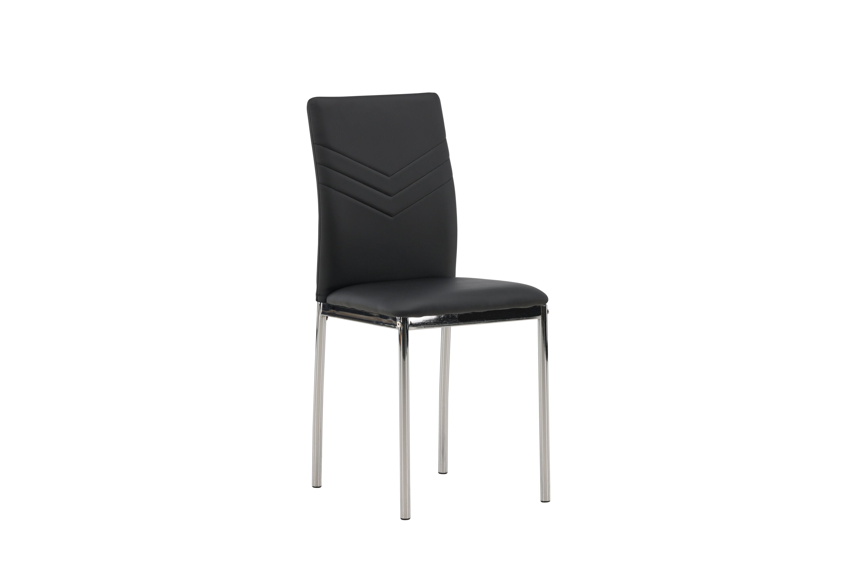 Venture Home Lily Matstol Svart/Silver 2-pack