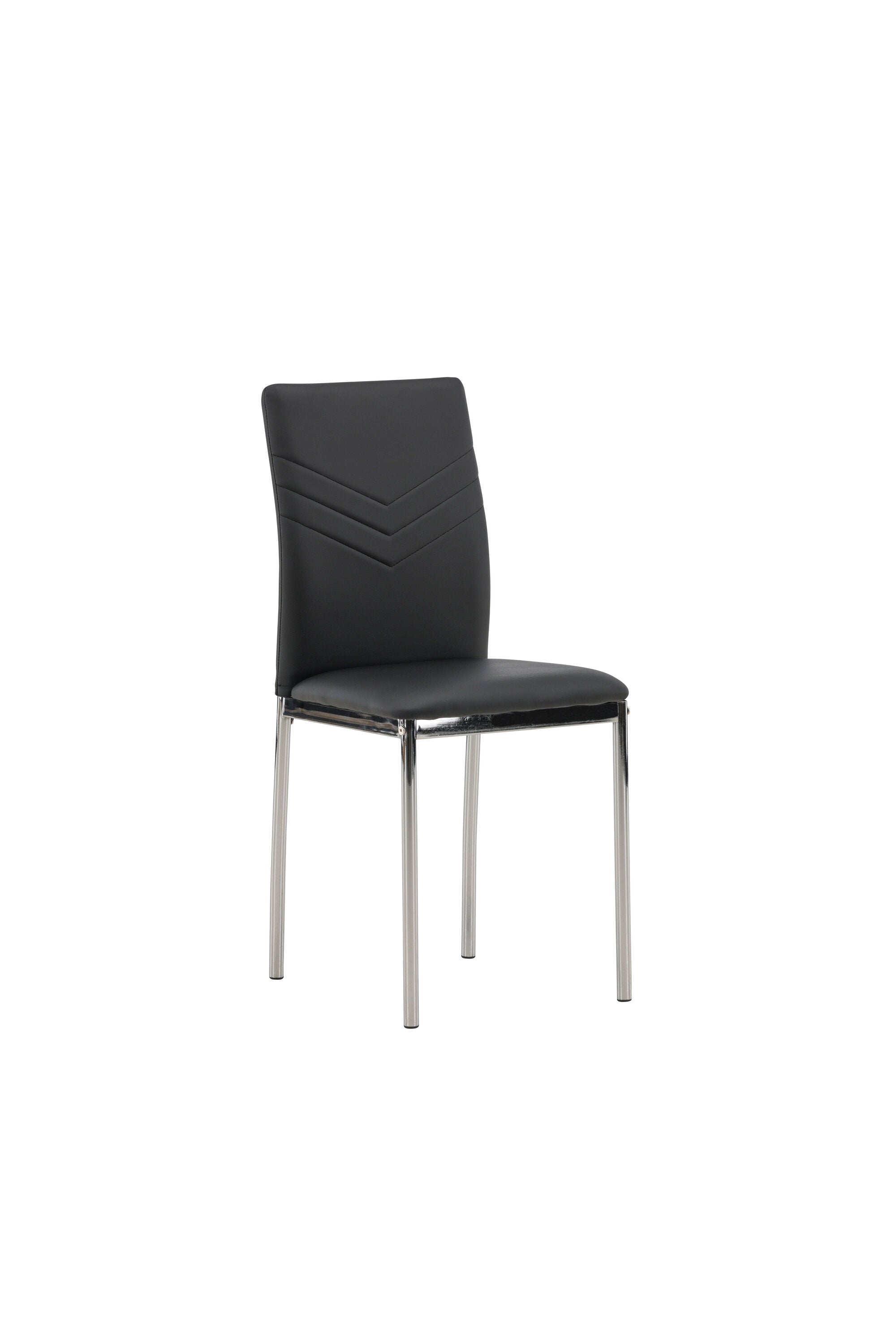 Venture Home Lily Matstol Svart/Silver 2-pack