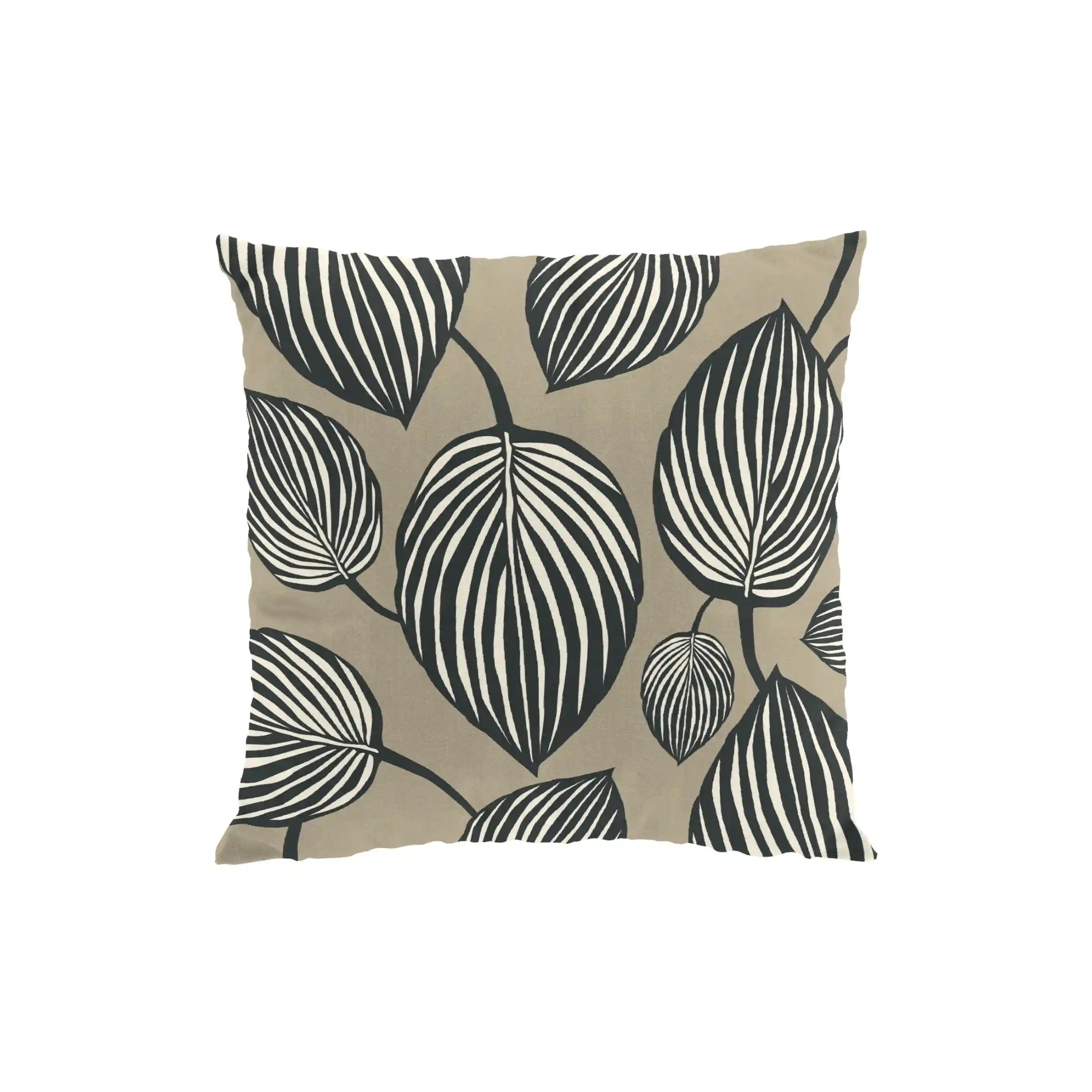 Lyckans Blad kuddfodral 47x47 i bomull med vacker design av Björk-Forth, perfekt för soffan eller hallen.