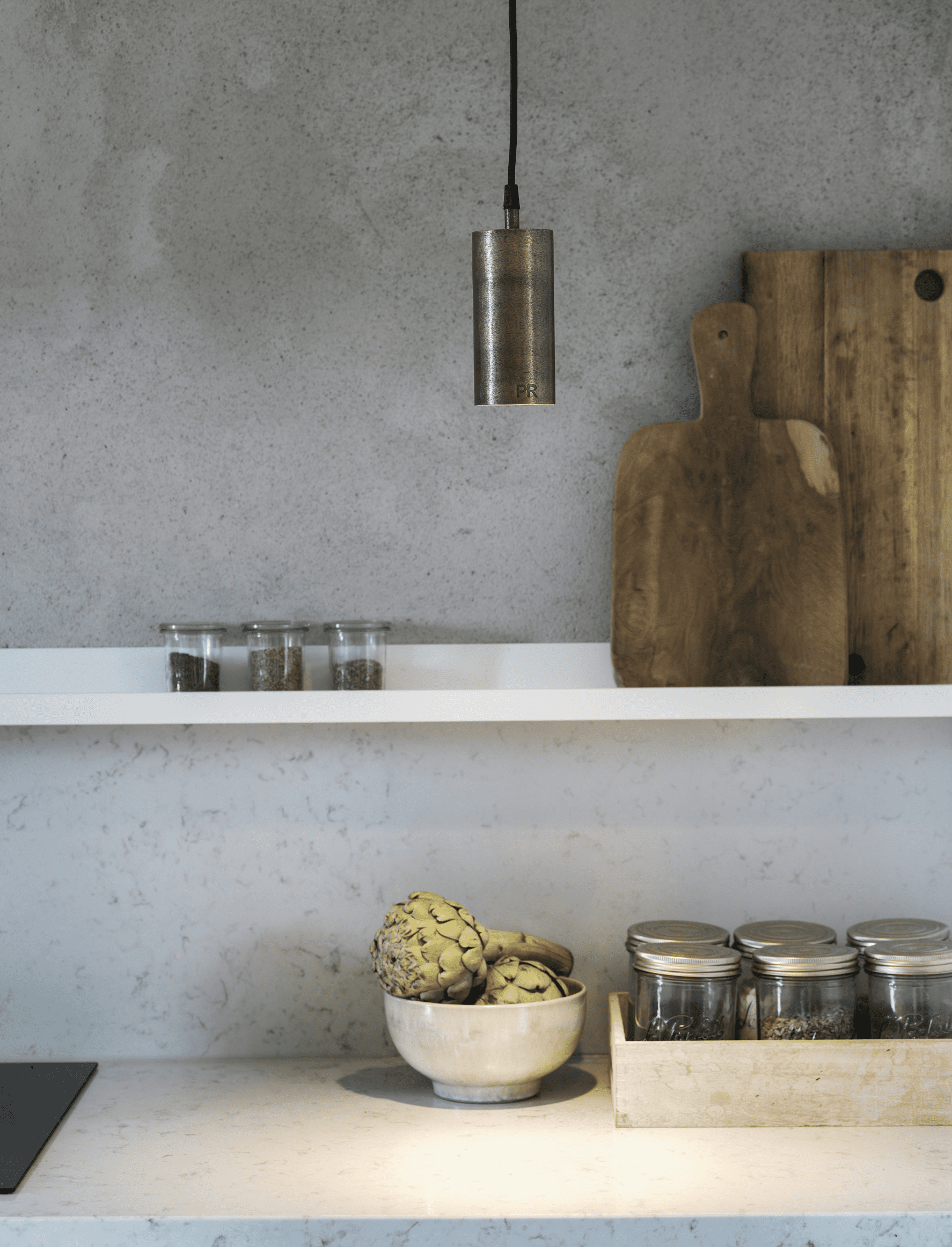 Pr Home Ample Fönsterlampa Beaten 15 cm, Silver