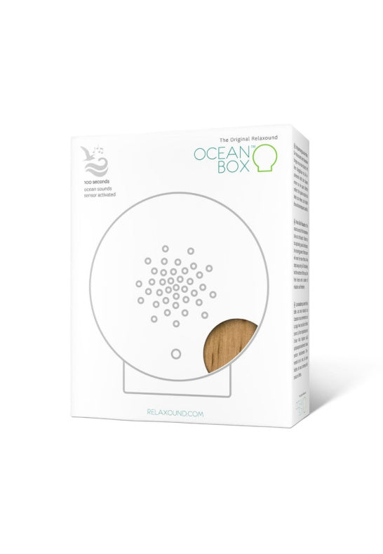 Relaxound Oceanbox Speldosa Havsljud, Alträ