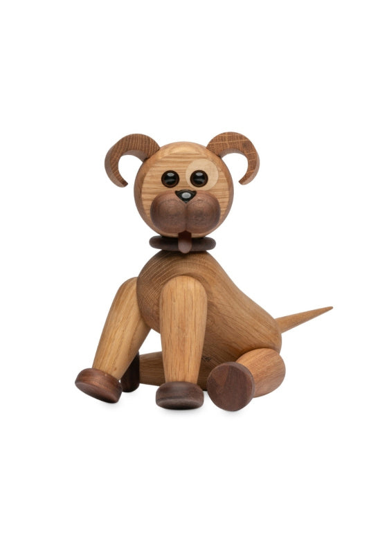Spring Copenhagen Buddy Hund Trädekoration 20,5 Cm, Ek