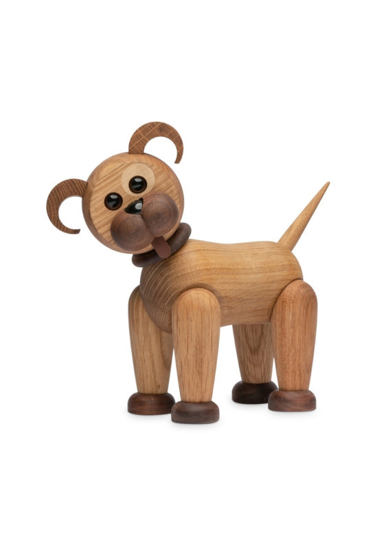 Spring Copenhagen Buddy Hund Trädekoration 20,5 Cm, Ek