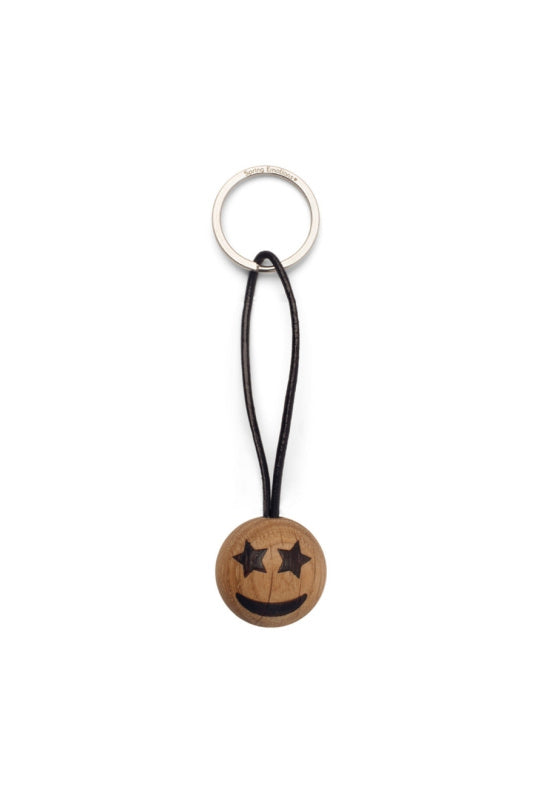 Spring Copenhagen Emoji Nyckelring Star Eyes Ø3 Cm, Ek