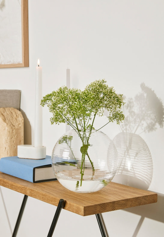 Spring Copenhagen Laine Vas Rund 13,5 Cm, Klar