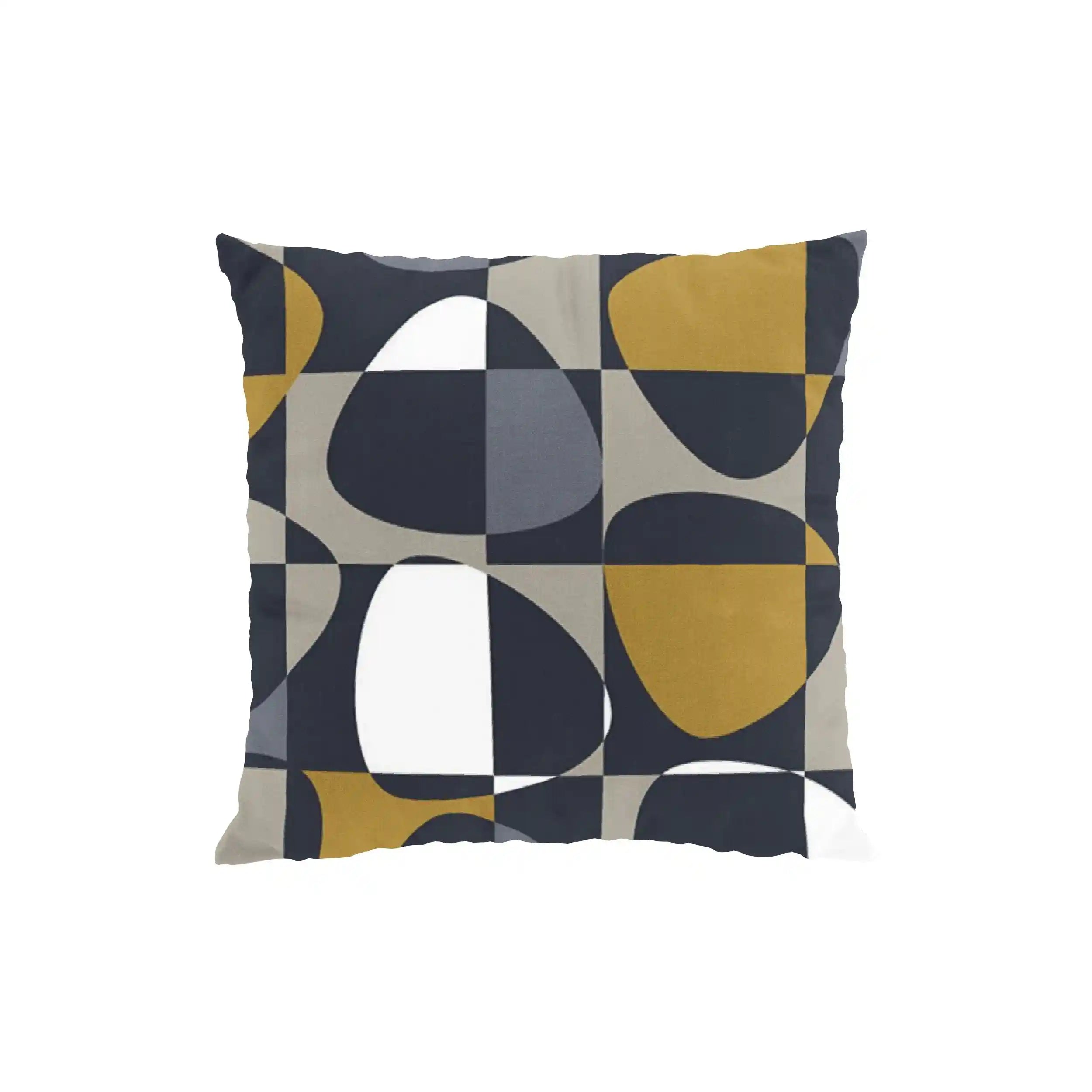 Mosaik Kuddfodral i 100% bomull med färgglad design, perfekt för att fräscha upp soffan eller bänken.