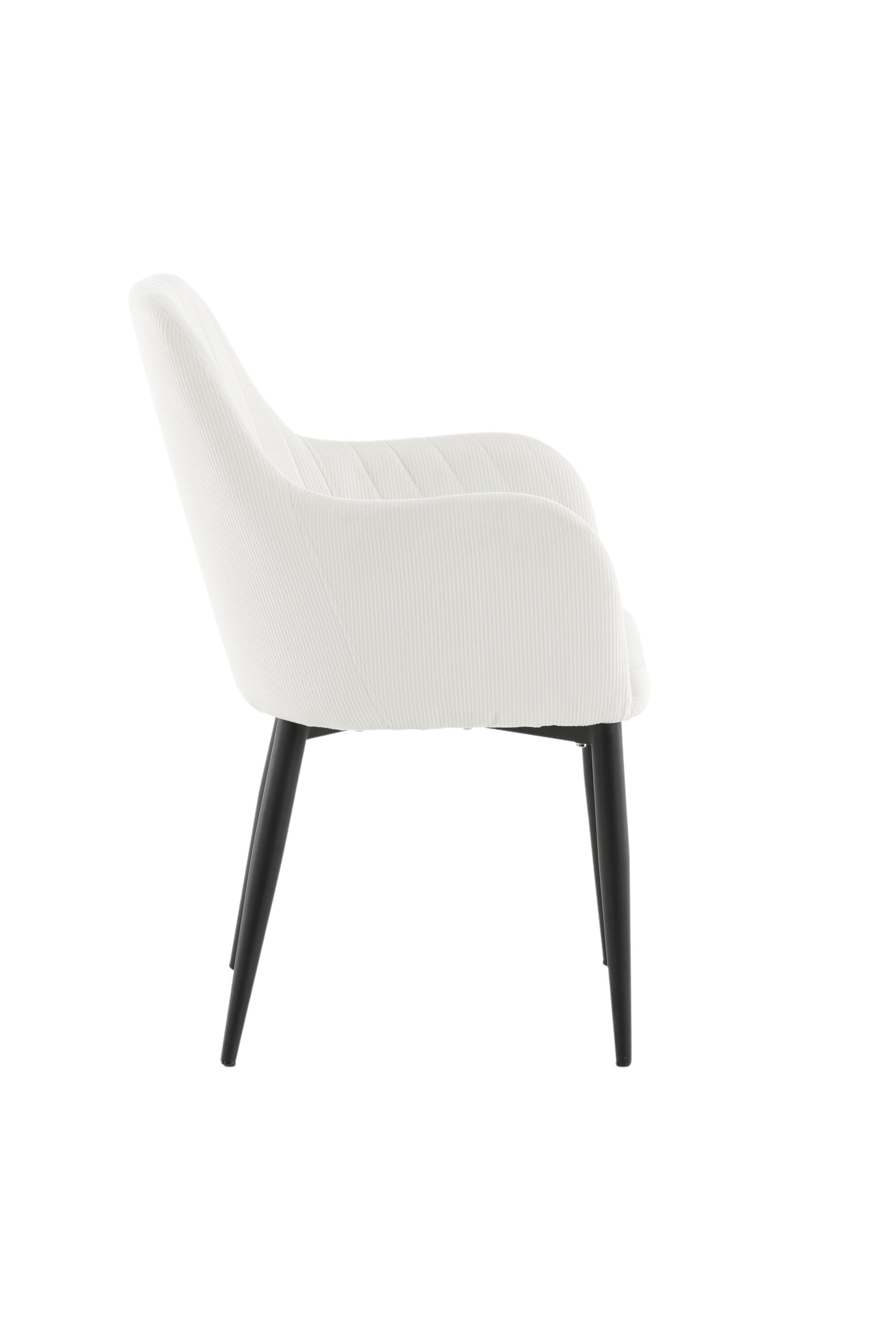 Venture Home Comfort Matstol Svart/Vit 2-pack