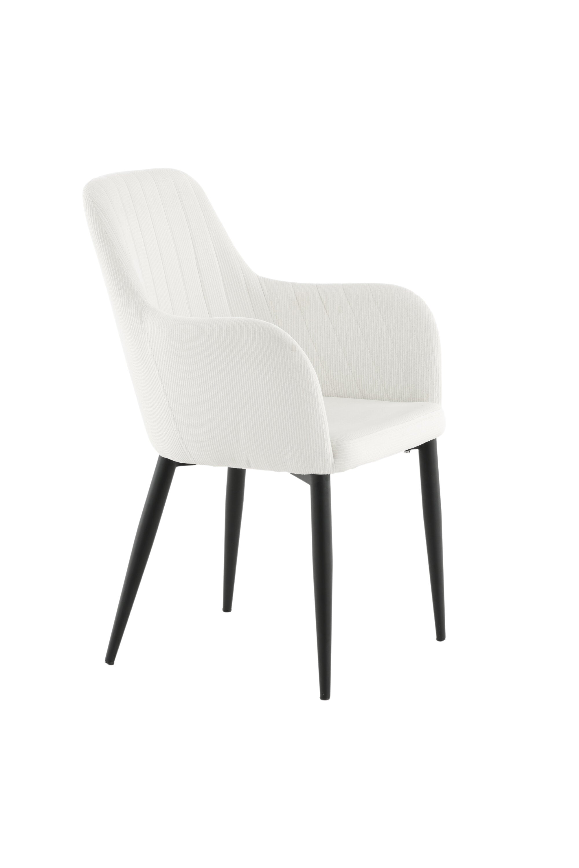 Venture Home Comfort Matstol Svart/Vit 2-pack