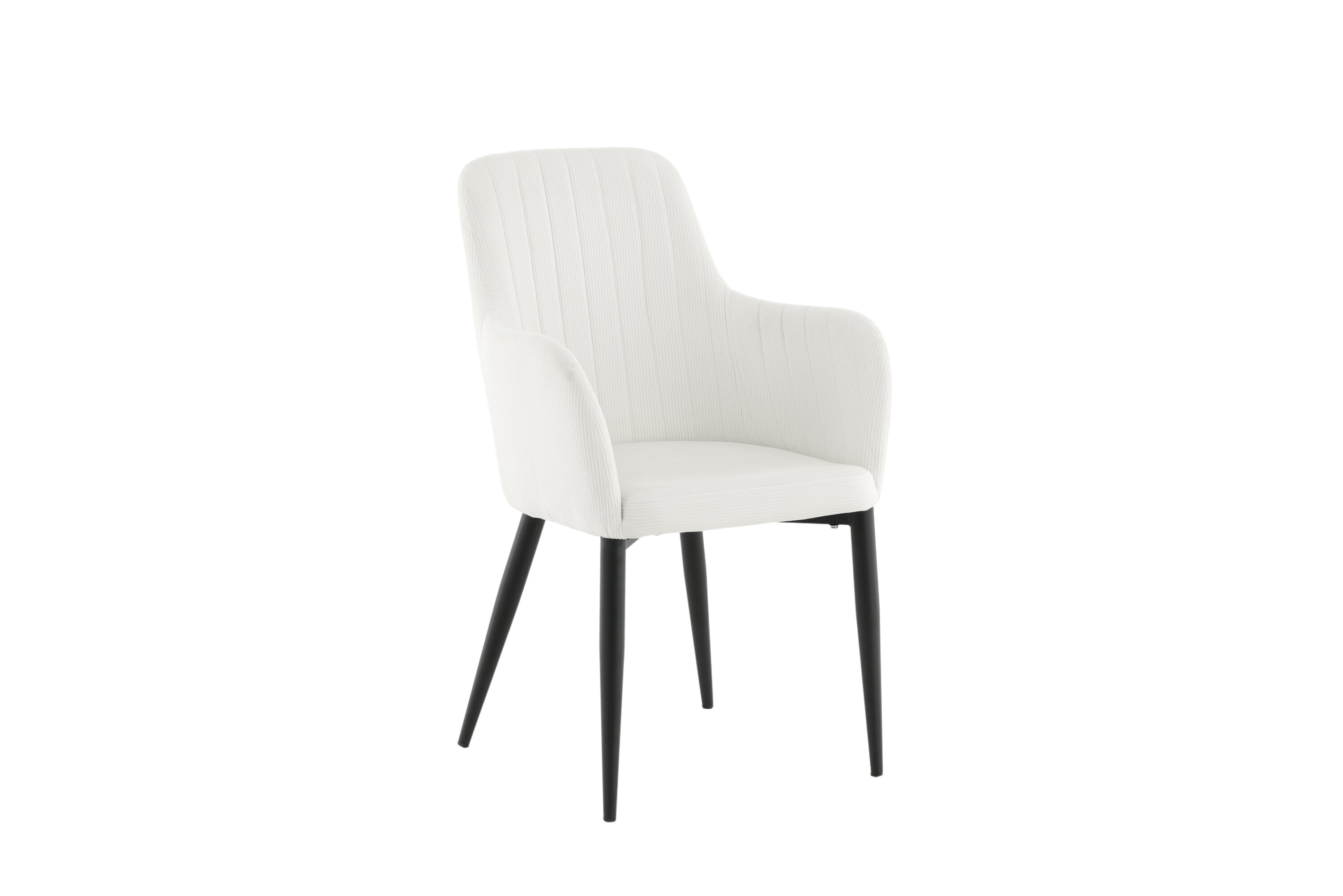Venture Home Comfort Matstol Svart/Vit 2-pack