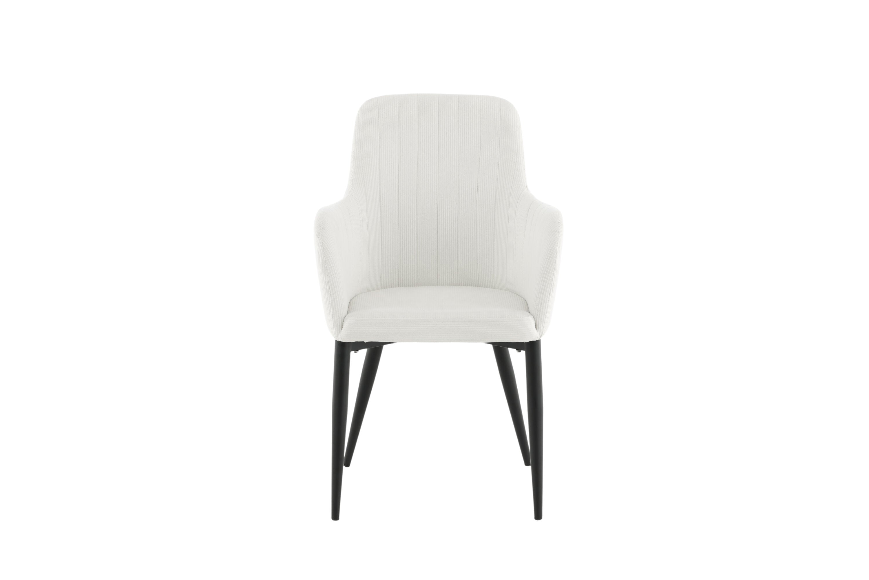 Venture Home Comfort Matstol Svart/Vit 2-pack