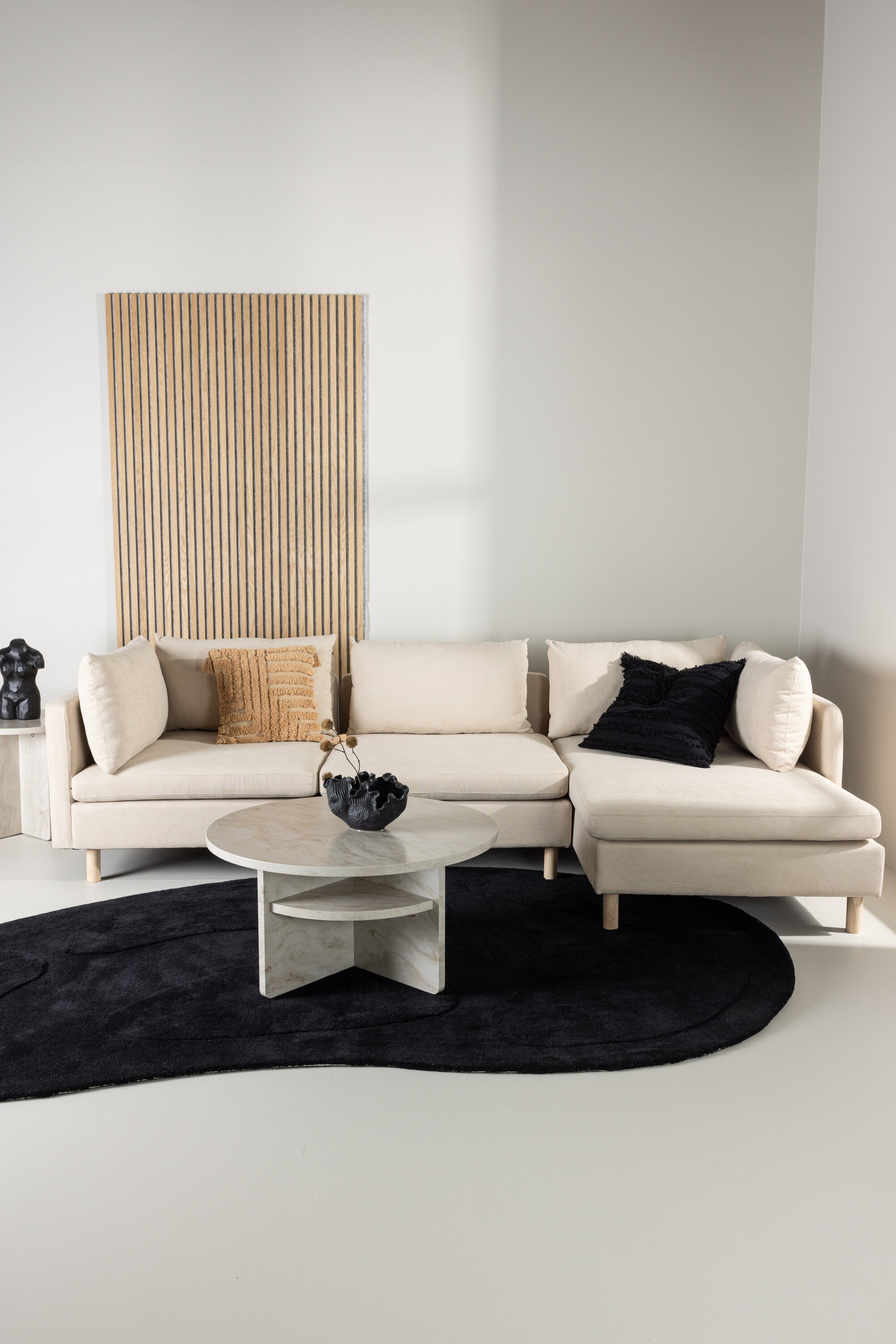 Venture Home Zero 3-Sits Soffa Beige