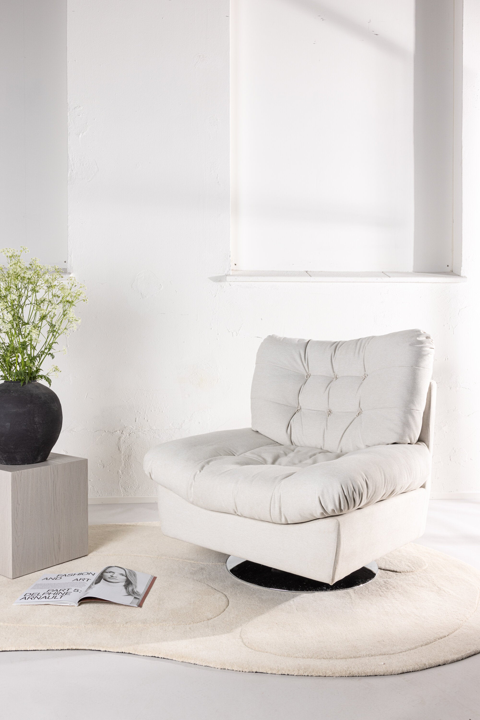 Venture Home Florens Fåtölj Off-white