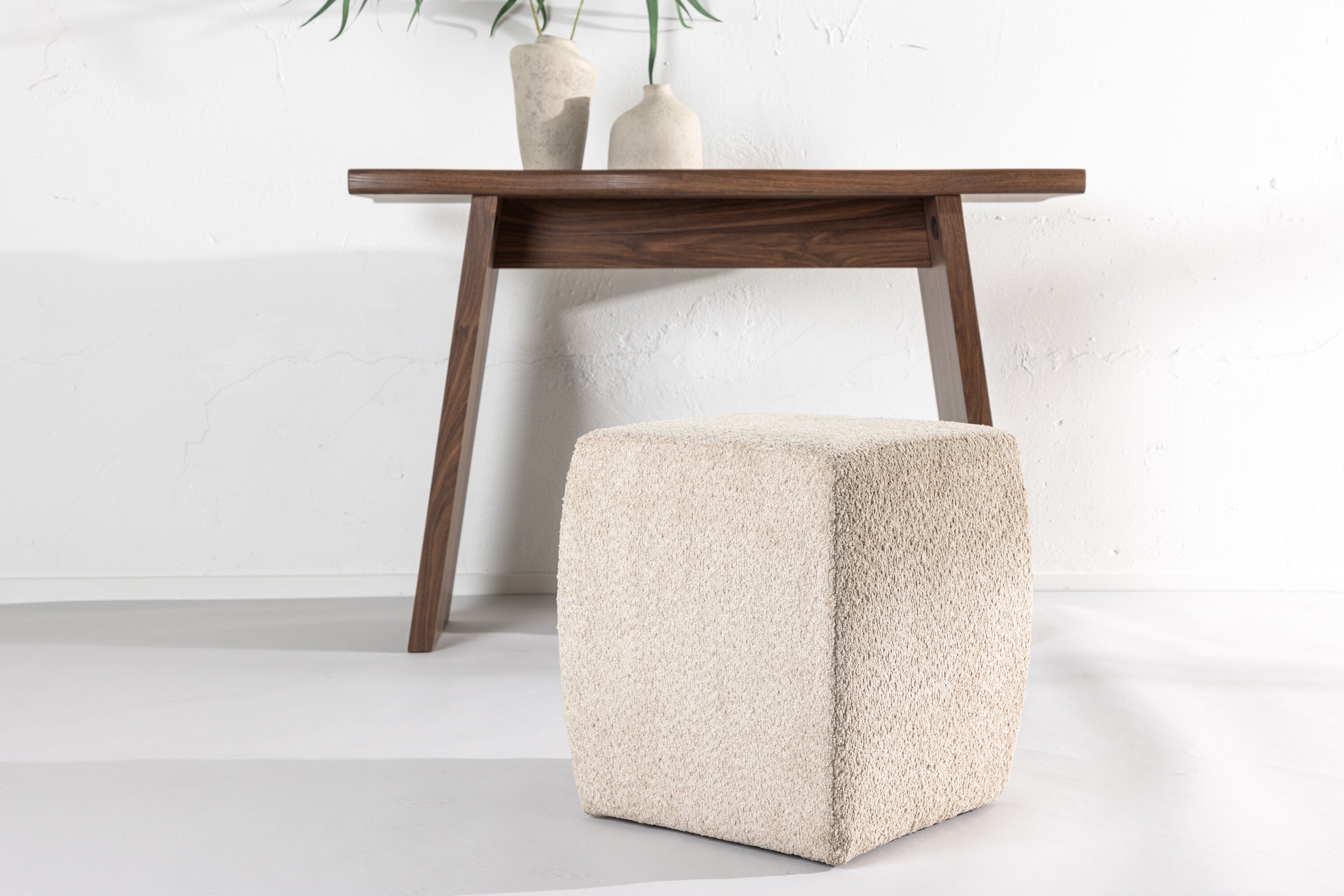 Venture Home Neapel Puff Beige 40 x 40 x 45 cm