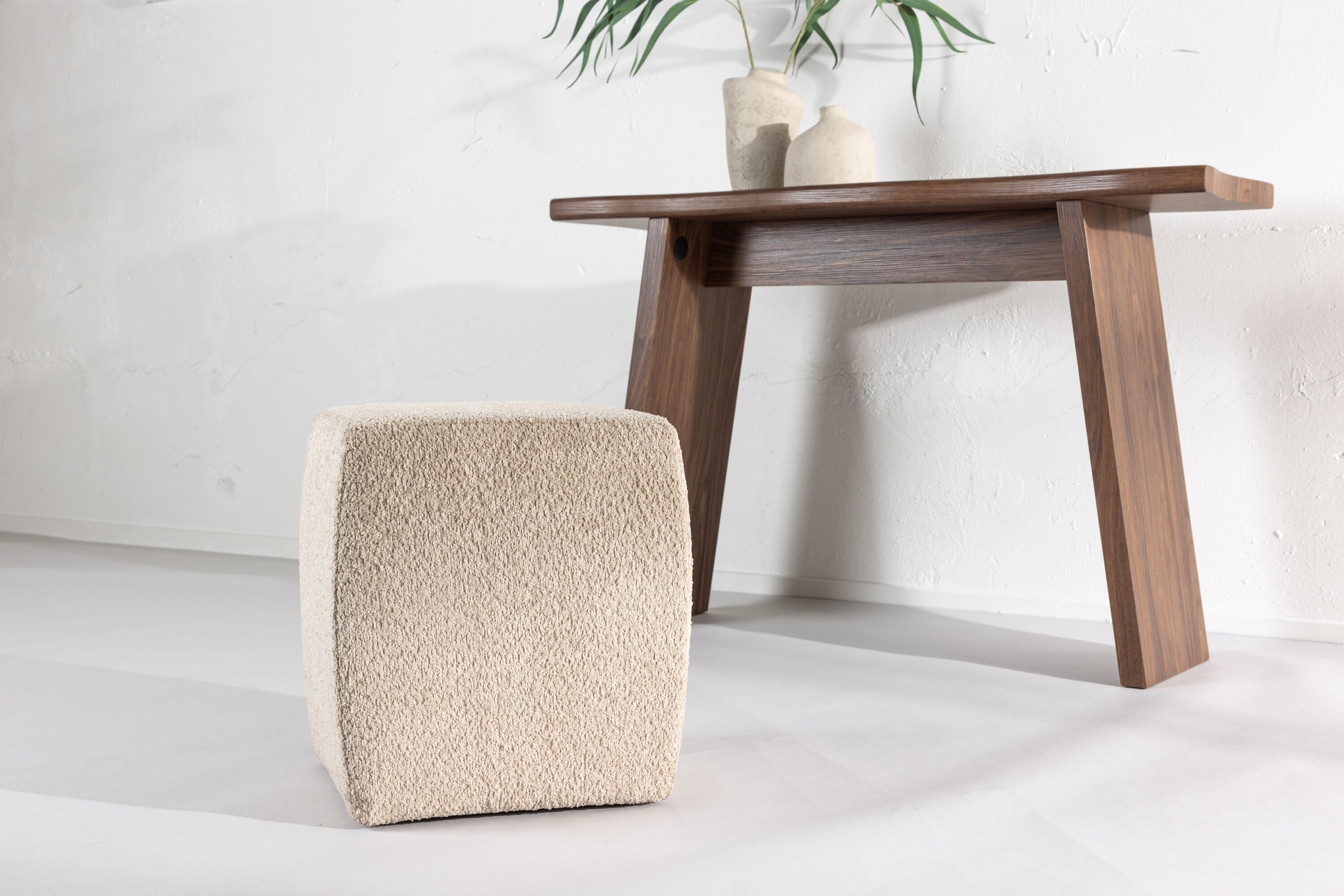 Venture Home Neapel Puff Beige 40 x 40 x 45 cm