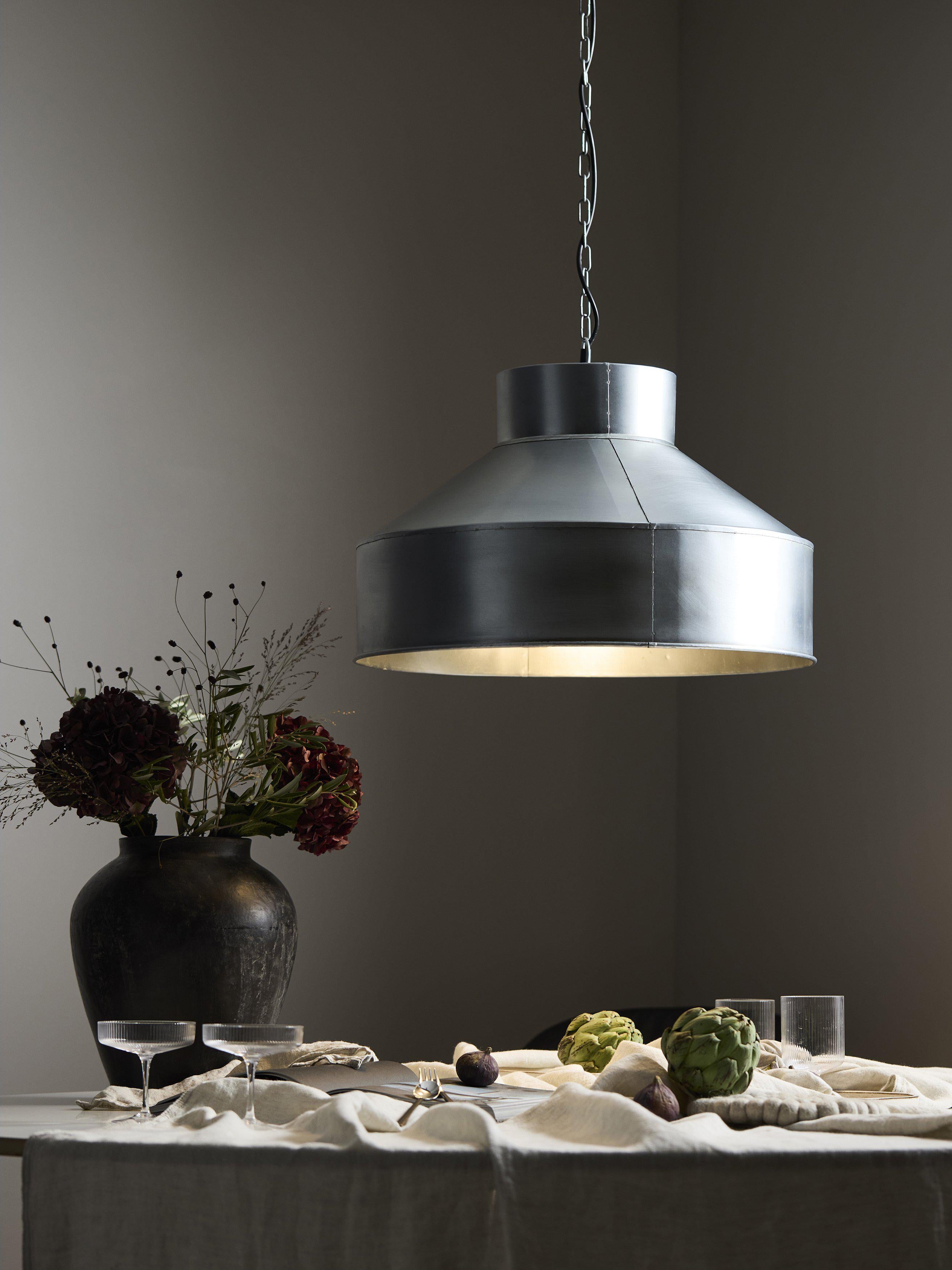 Pr Home Ha mmersmith Taklampa Antik 55 cm, Silver